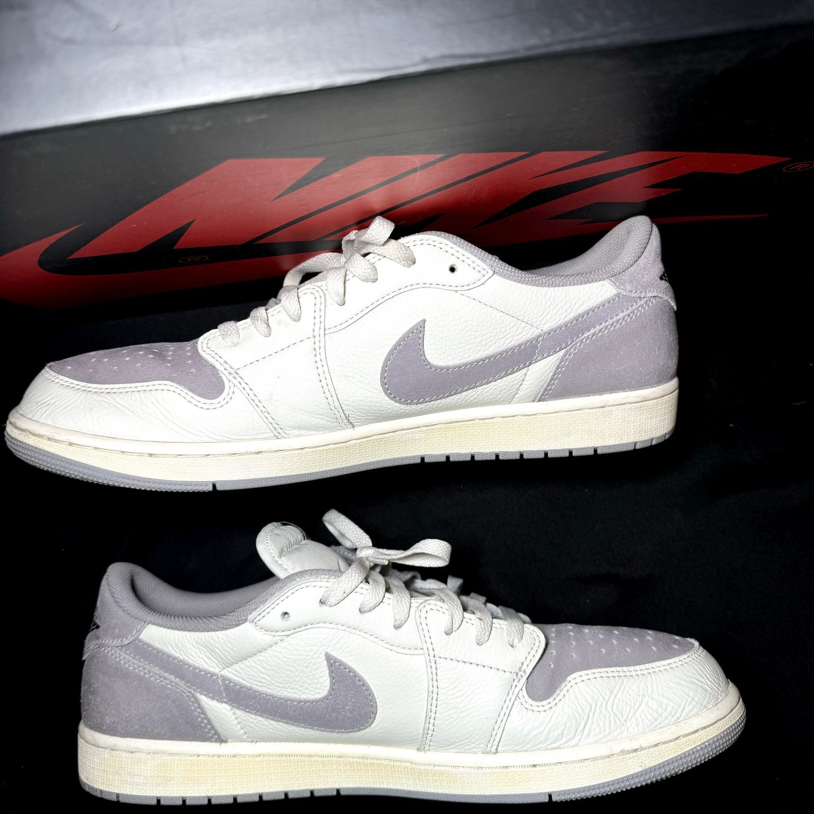 Jordan Brand × Nike Size 15 - Nike Air Jordan 1 Retro Low OG Atmosphere Grey Size US 15 / EU 48 - 3 Thumbnail