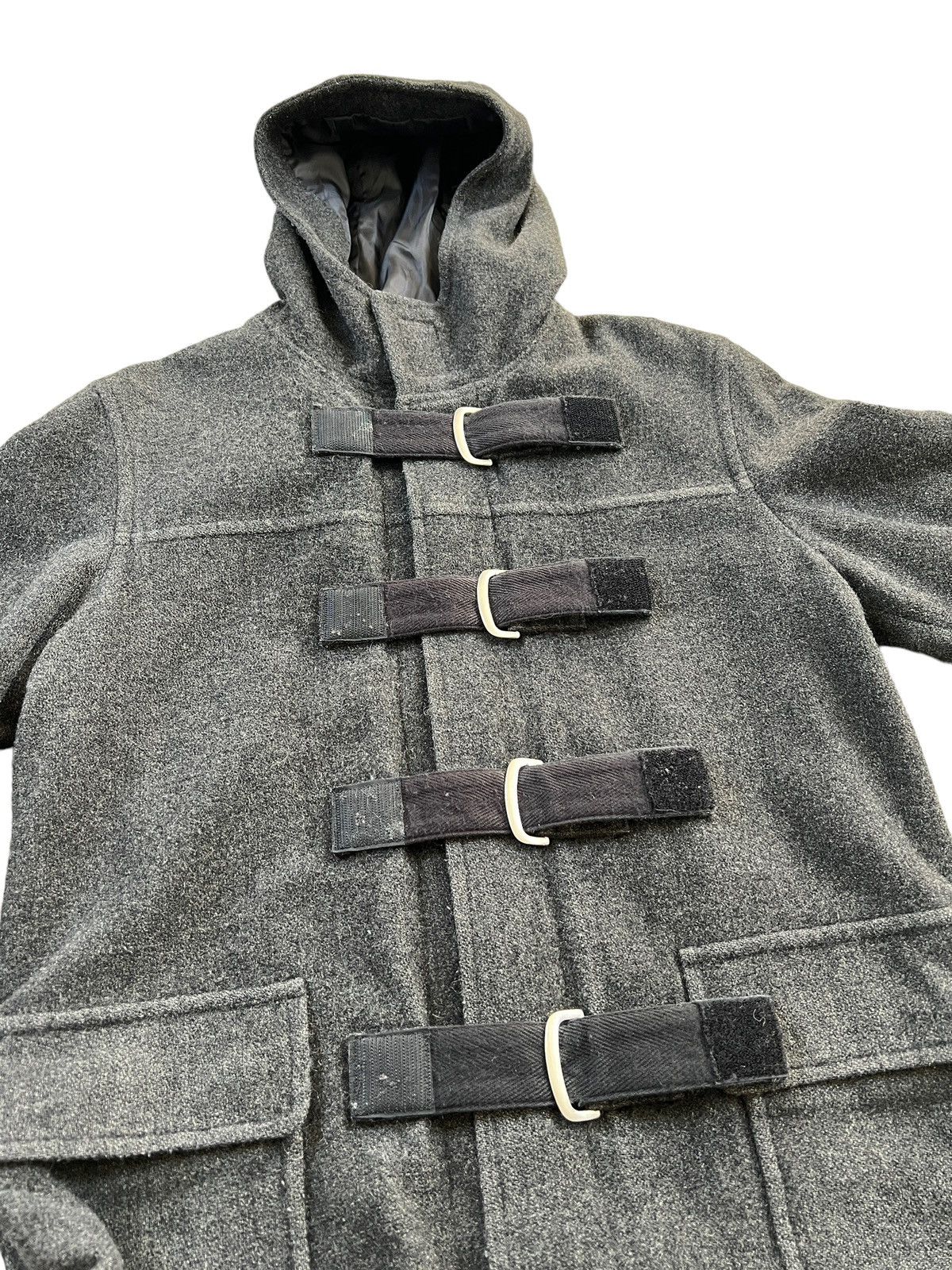 Beauty Beast × Japanese Brand × PPFM 1990 PPFM Strap Buckle Wool Duffle Coat Size US M / EU 48-50 / 2 - 12 Thumbnail