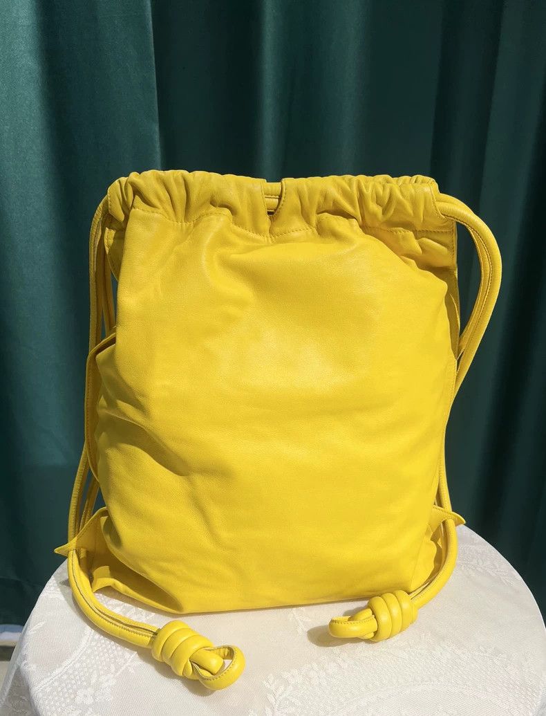 Loewe LOEWE size os Yellow pull cord bag shoulder bag Size ONE SIZE - 2 Thumbnail