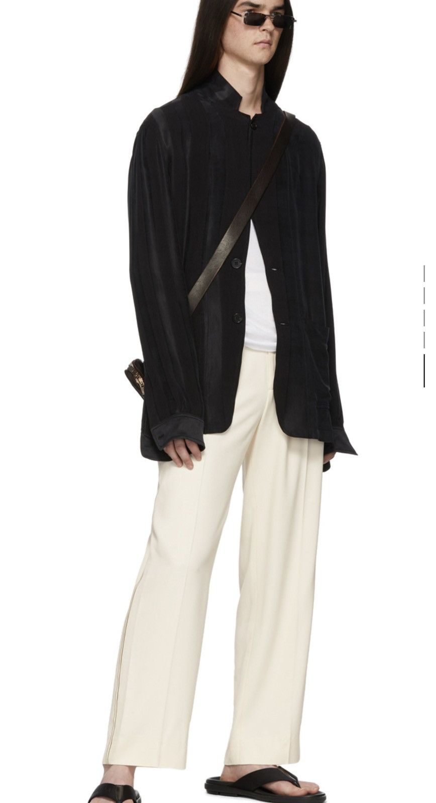 Ann Demeulemeester Ann Demeulemeester Black Warbler Jacket Size US S / EU 44-46 / 1 - 3 Thumbnail