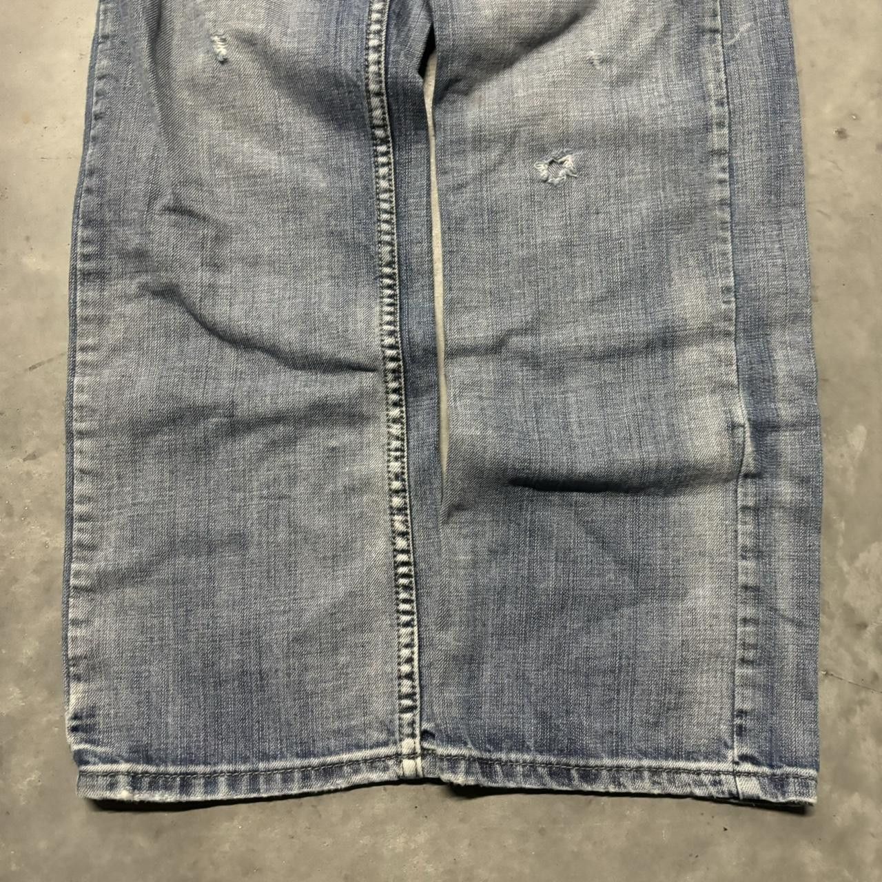 Japanese Brand × Vintage Crazy Vintage Y2K/2000s Grunge Flypaper Faded Wash Denim Jeans! Size US 33 - 6 Thumbnail