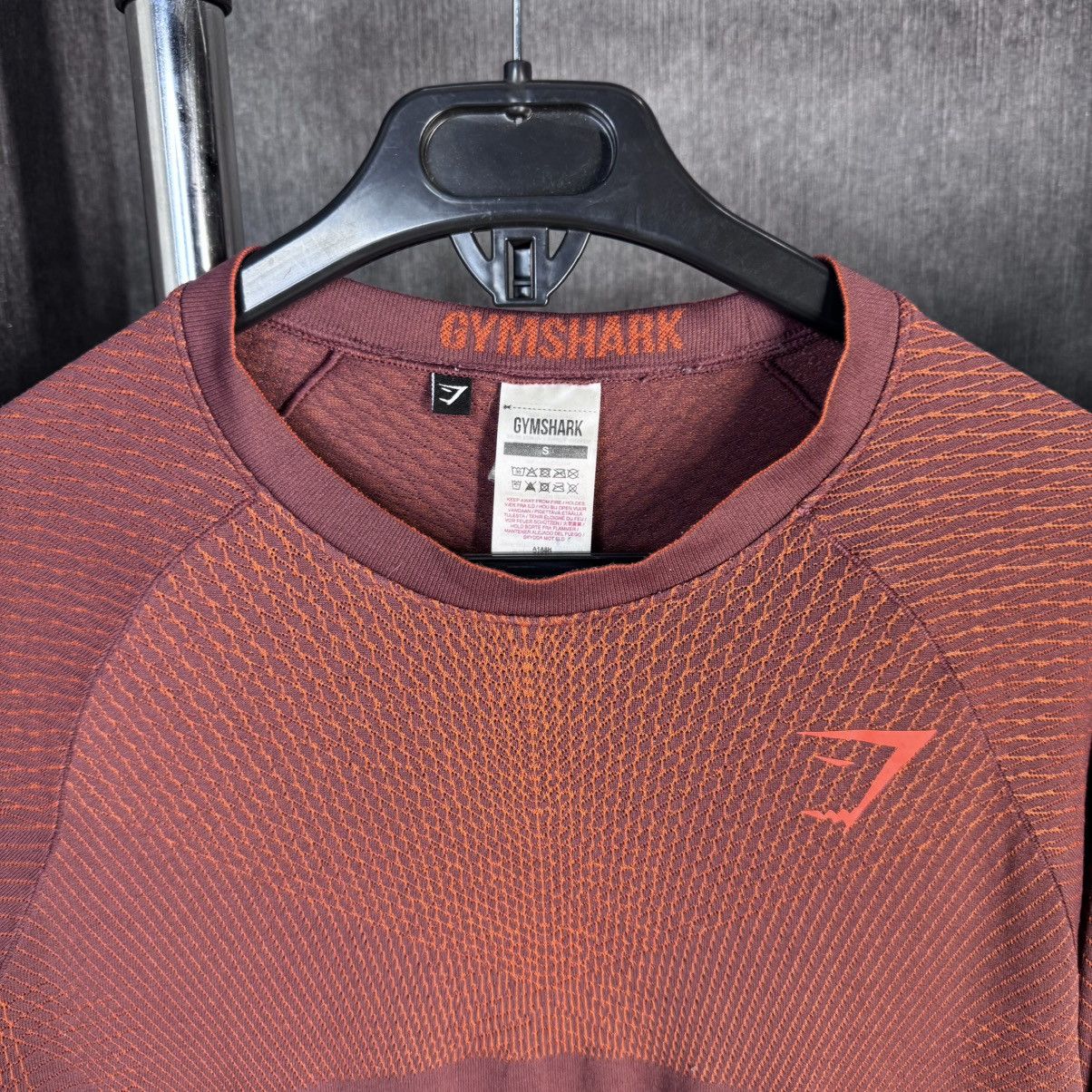 Gymshark 2x Gymshark compression t shirt longsleeve orange S-M Size US M / EU 48-50 / 2 - 3 Thumbnail