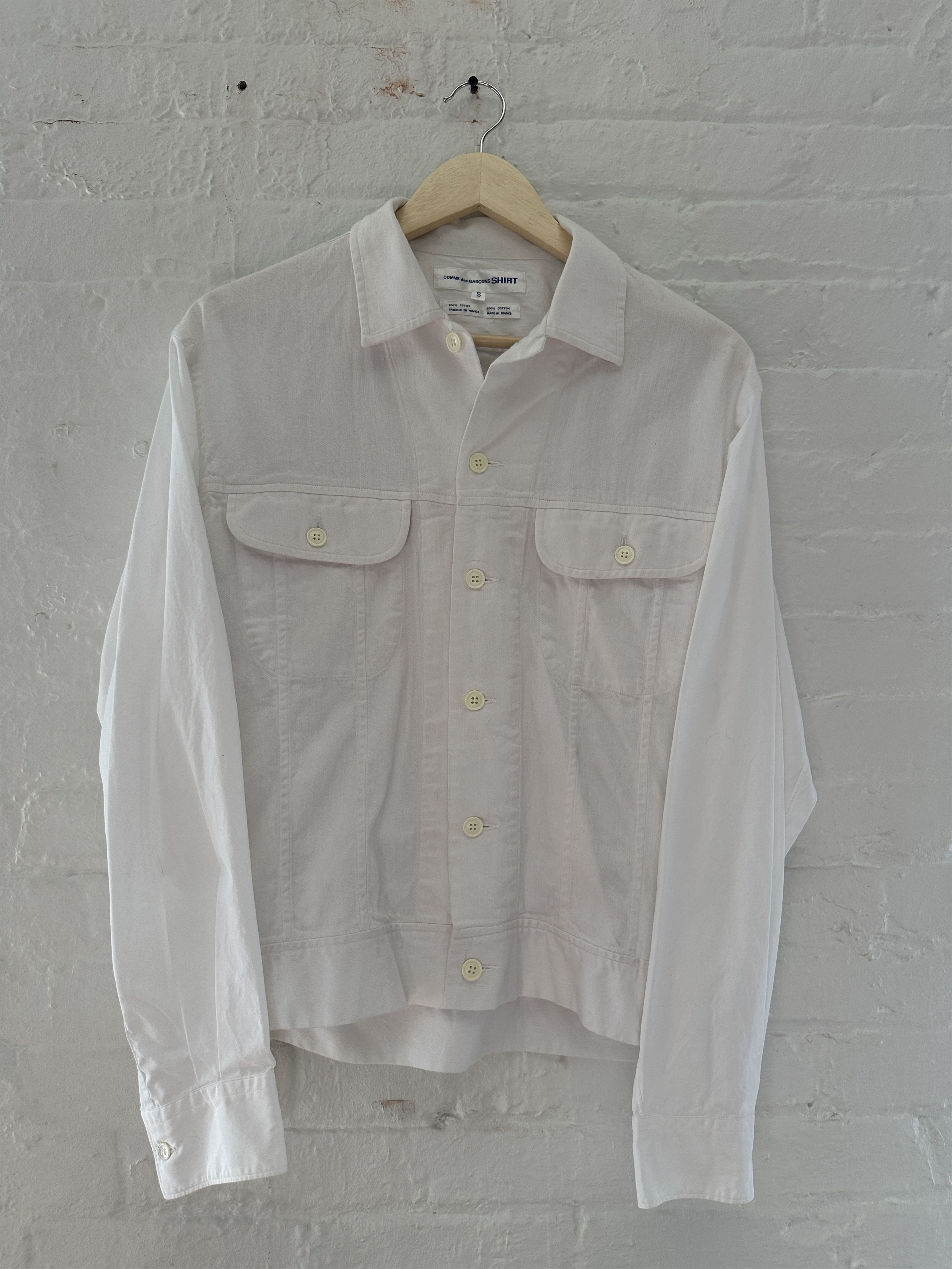 Comme des Garcons Comme des Garcons SHIRT Lightweight Trucker Jacket Size US S / EU 44-46 / 1 - 1 Thumbnail