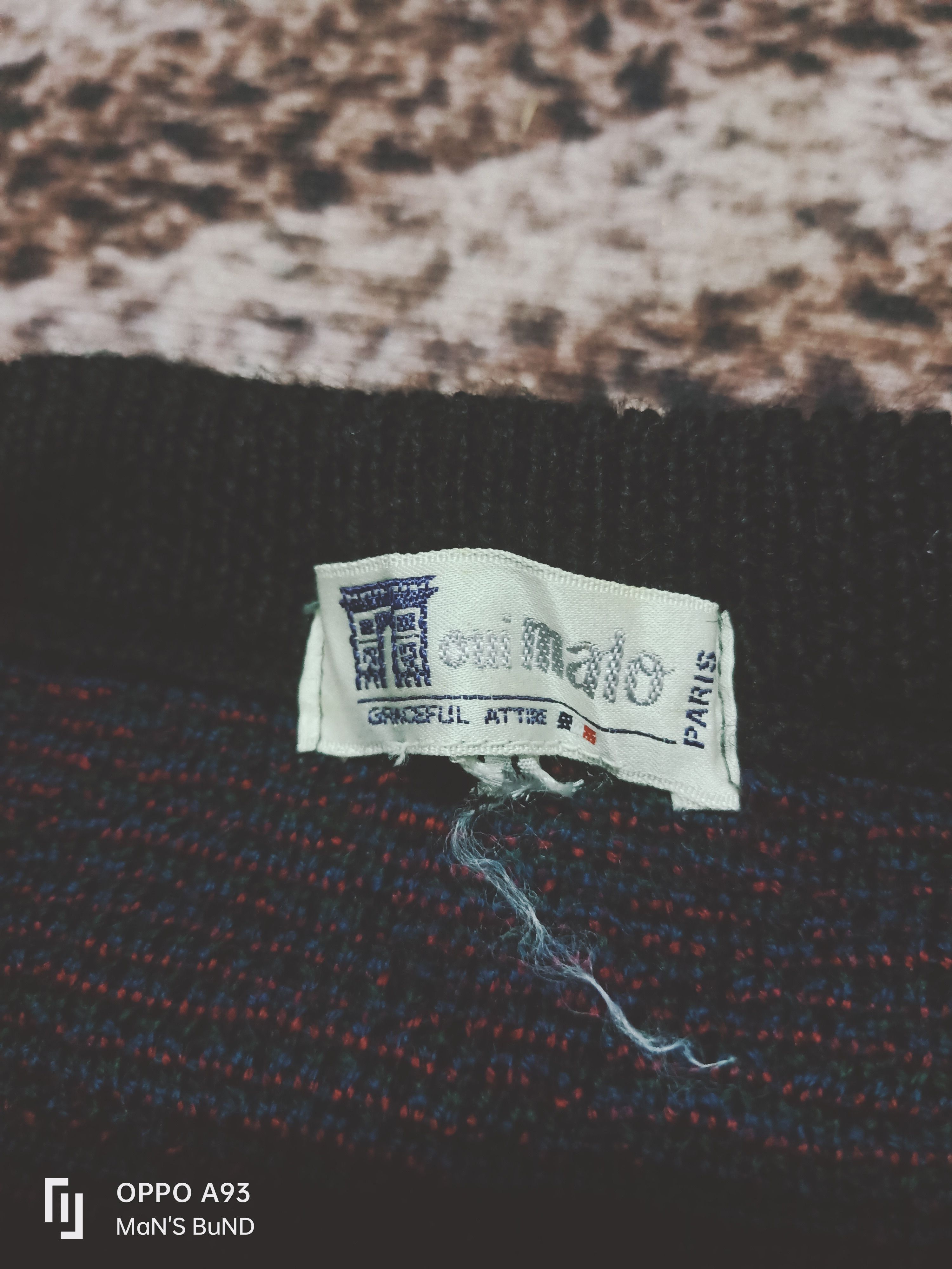 Vintage Vintage 90s OUI MALO PARIS 100% Wool Size US M / EU 48-50 / 2 - 9 Thumbnail