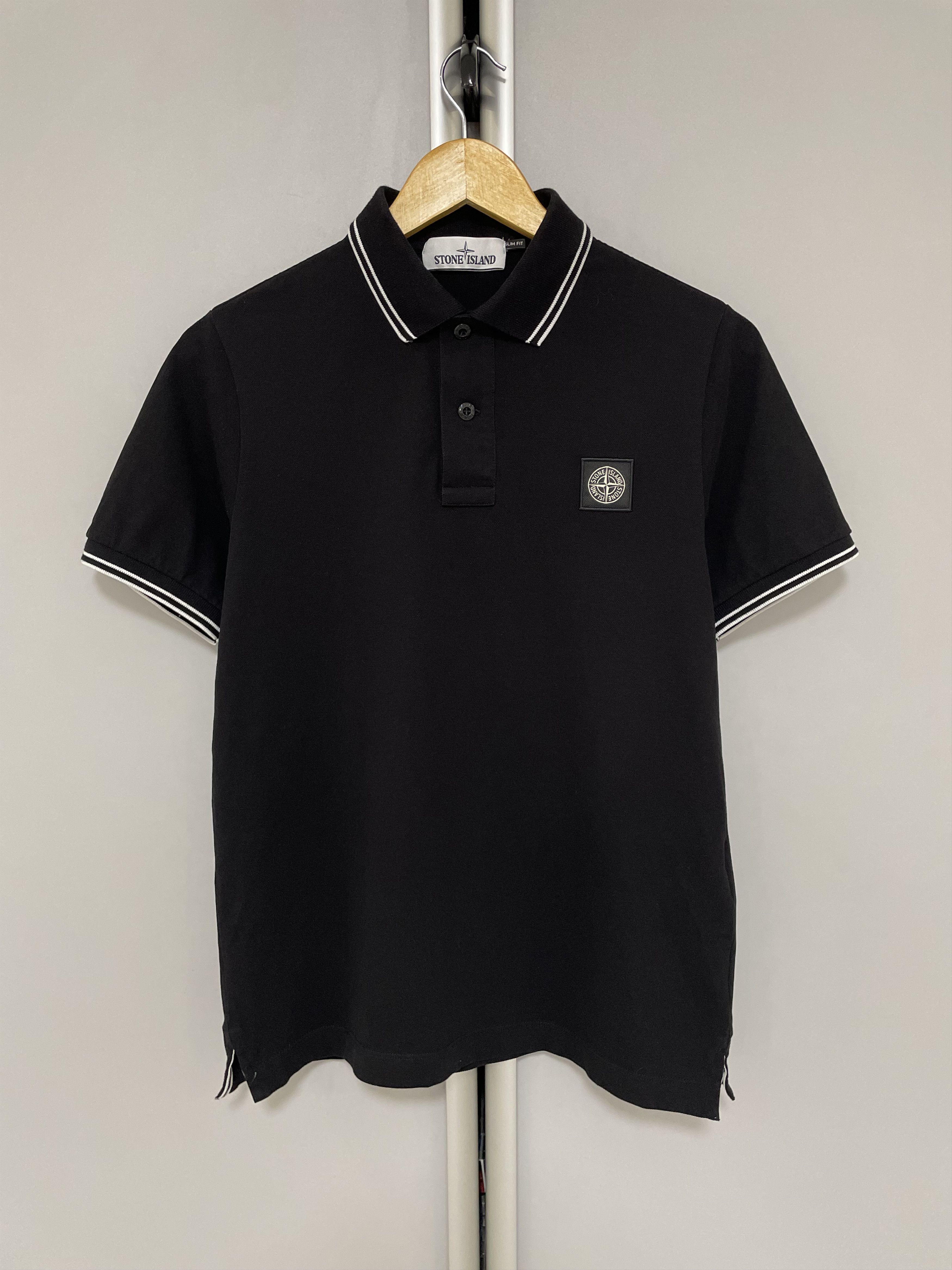 Stone Island STONE ISLAND Patch Program Polo Shirt Tee T-Shirt Black Size US S / EU 44-46 / 1 - 3 Thumbnail