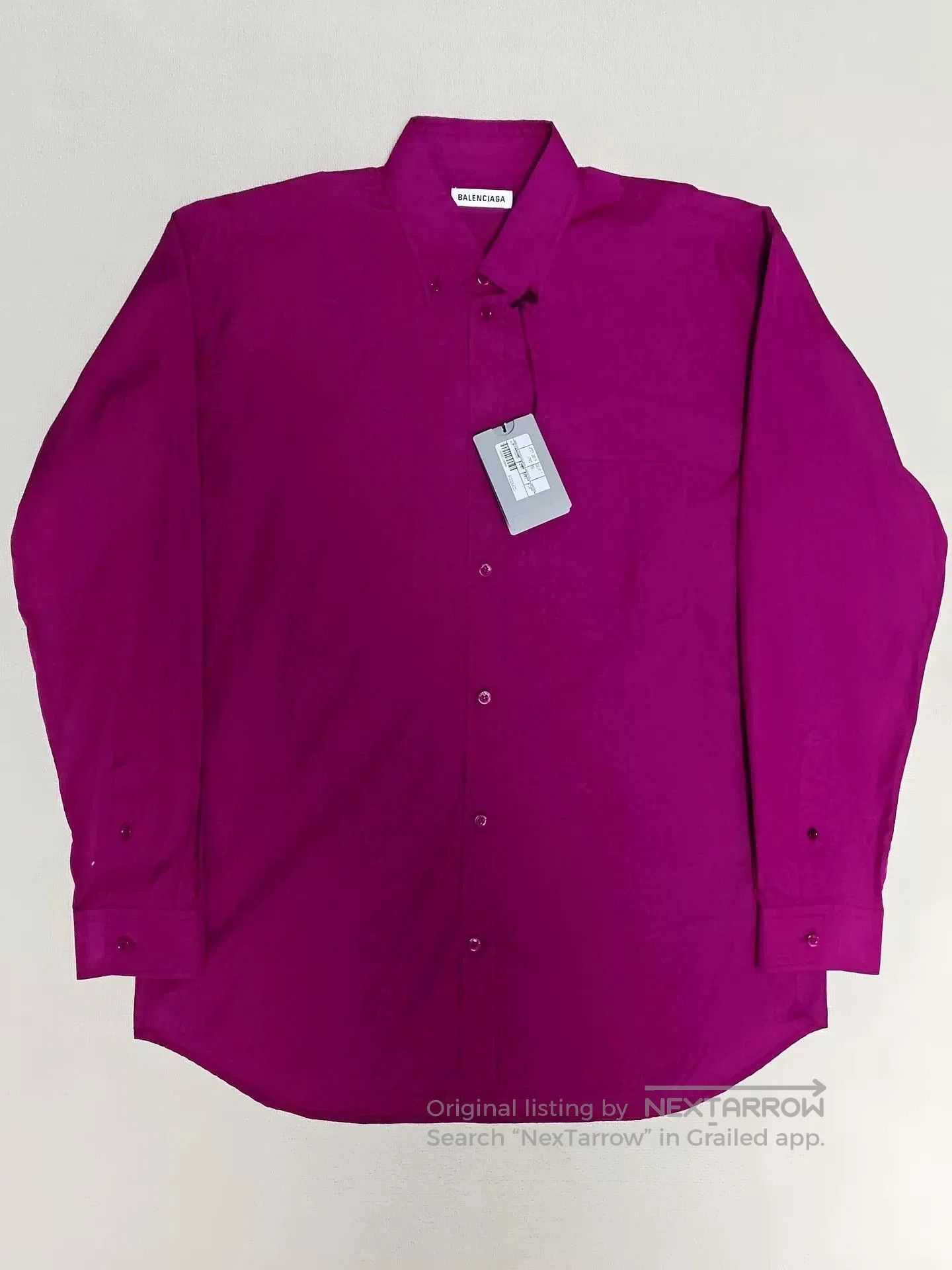 Balenciaga Balenciaga Back Logo Shirt Jacket. Size XS / US 0-2 / IT 36-38 - 2 Thumbnail