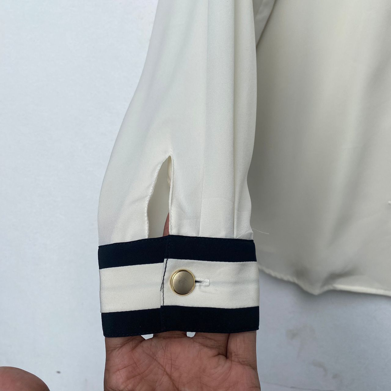 Vintage VINTAGE BLOUSE MEDIUM SIZE CREAM WHITE COLOUR Size M / US 6-8 / IT 42-44 - 9 Thumbnail