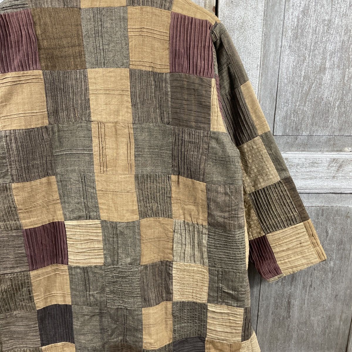 Japanese Brand × Vintage Vintage Japanese Traditional Patchwork Jacket Size US M / EU 48-50 / 2 - 5 Thumbnail