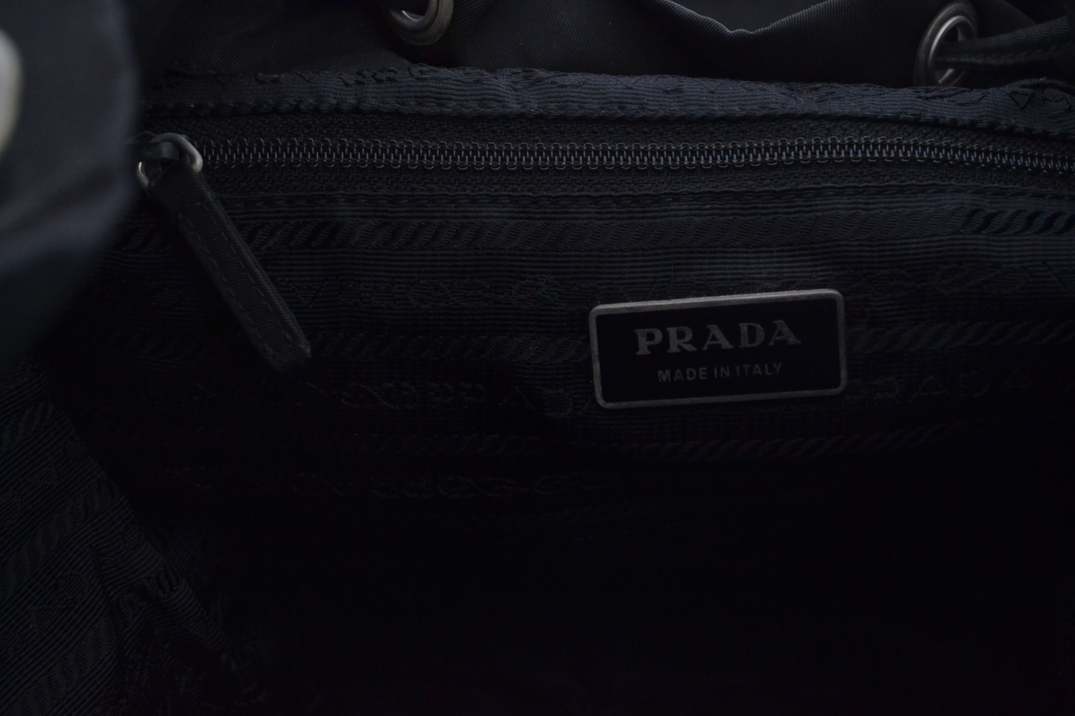 Prada PRADA Backpack Bag Sport Nylon Leather Black Pockets Size ONE SIZE - 13 Thumbnail