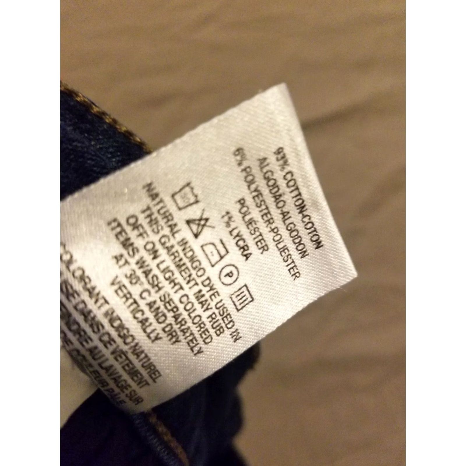 Denime Warp + Weft Jeans Womens Skinny Denim Stretch Blue 20x29 38x29 Size 20 Regular Size 42" / US 20 - 8 Thumbnail
