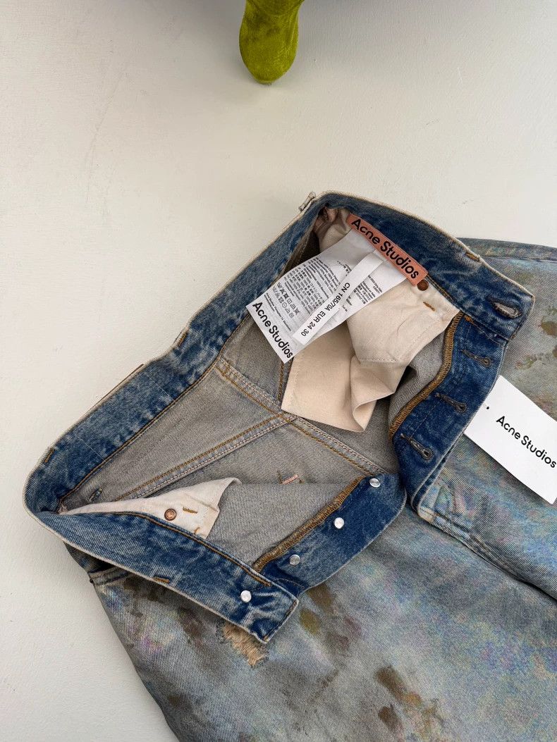 Acne Studios acne studios Fancy ice blue coated jeans 2504-Nextarrow Size US 30 / EU 46 - 6 Thumbnail