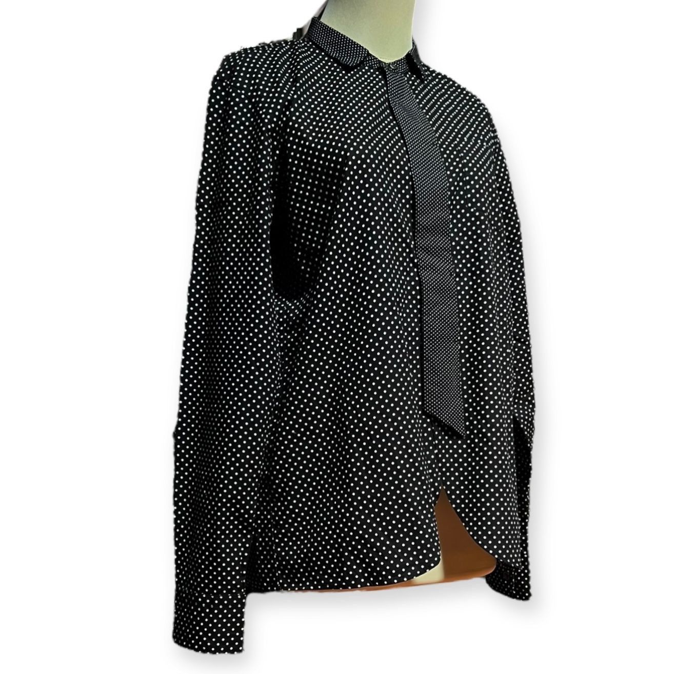 Frapbois Frapbois by Issey Miyake Polkadot Shirt Size XS / US 0-2 / IT 36-38 - 4 Thumbnail