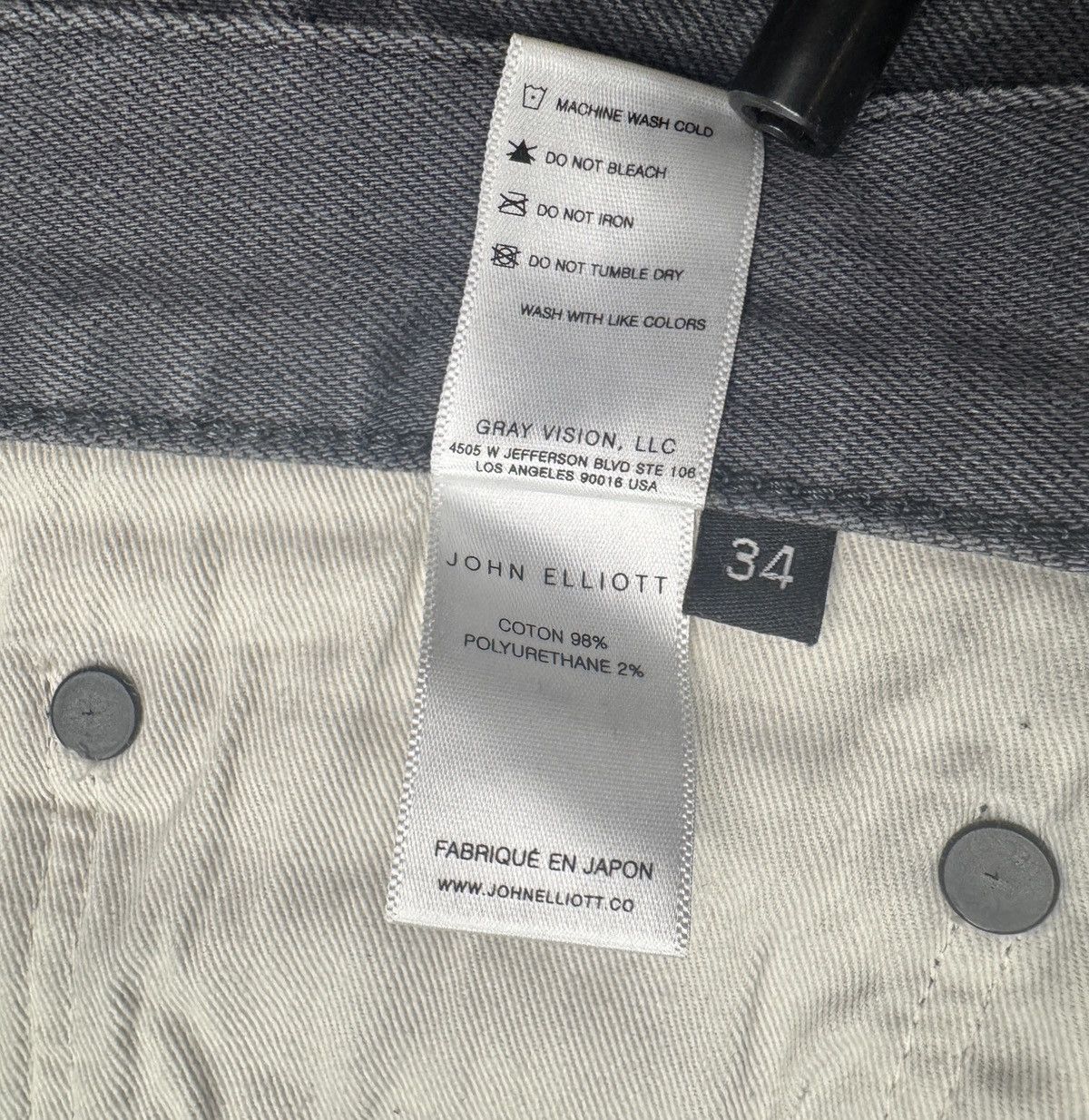 John Elliott John Elliot Jeans Size US 34 / EU 50 - 6 Thumbnail