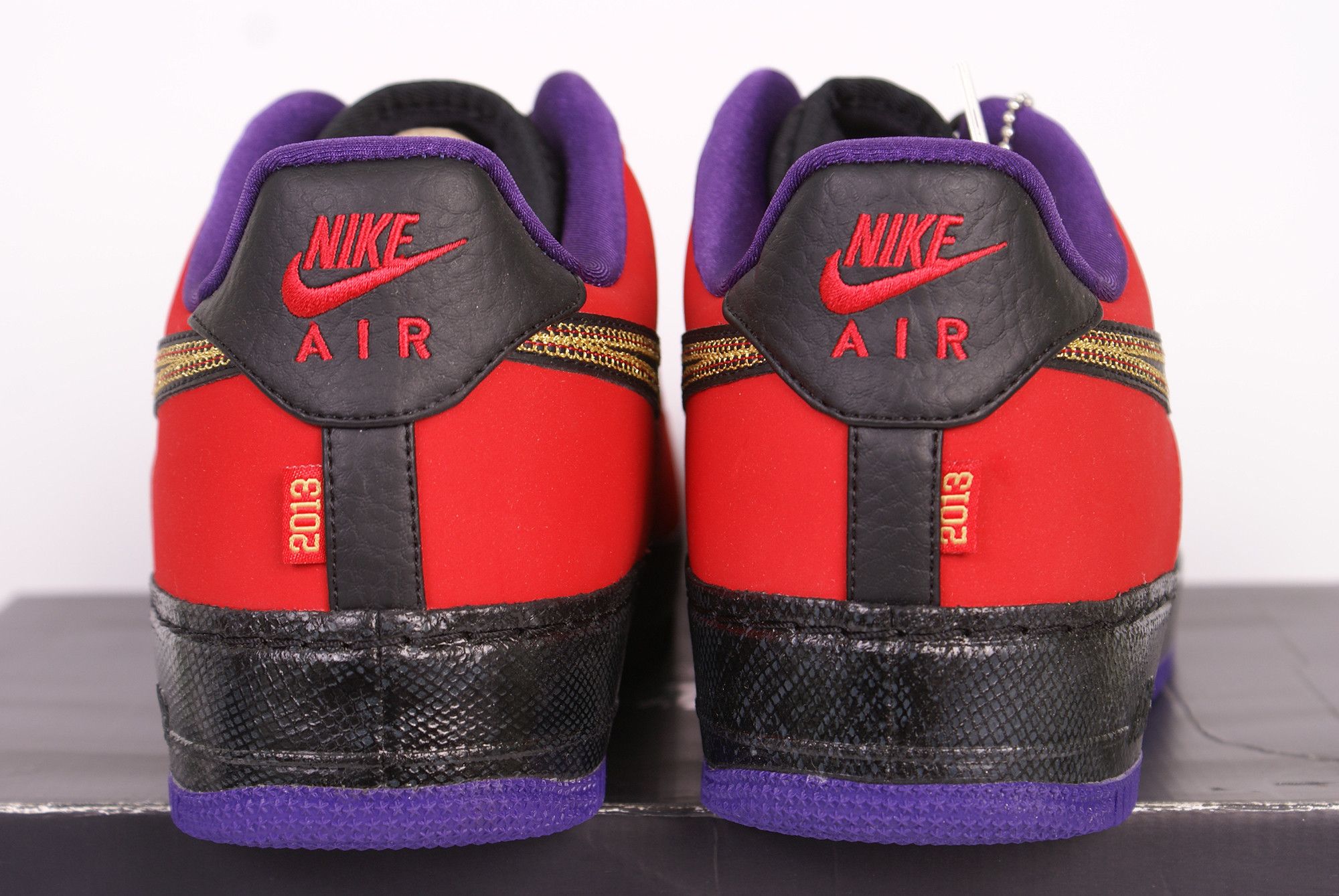 Nike 2013 Nike Air Force 1 NG YEAR OF THE SNAKE Red 555106 600 Size US 10.5 / EU 43-44 - 7 Thumbnail