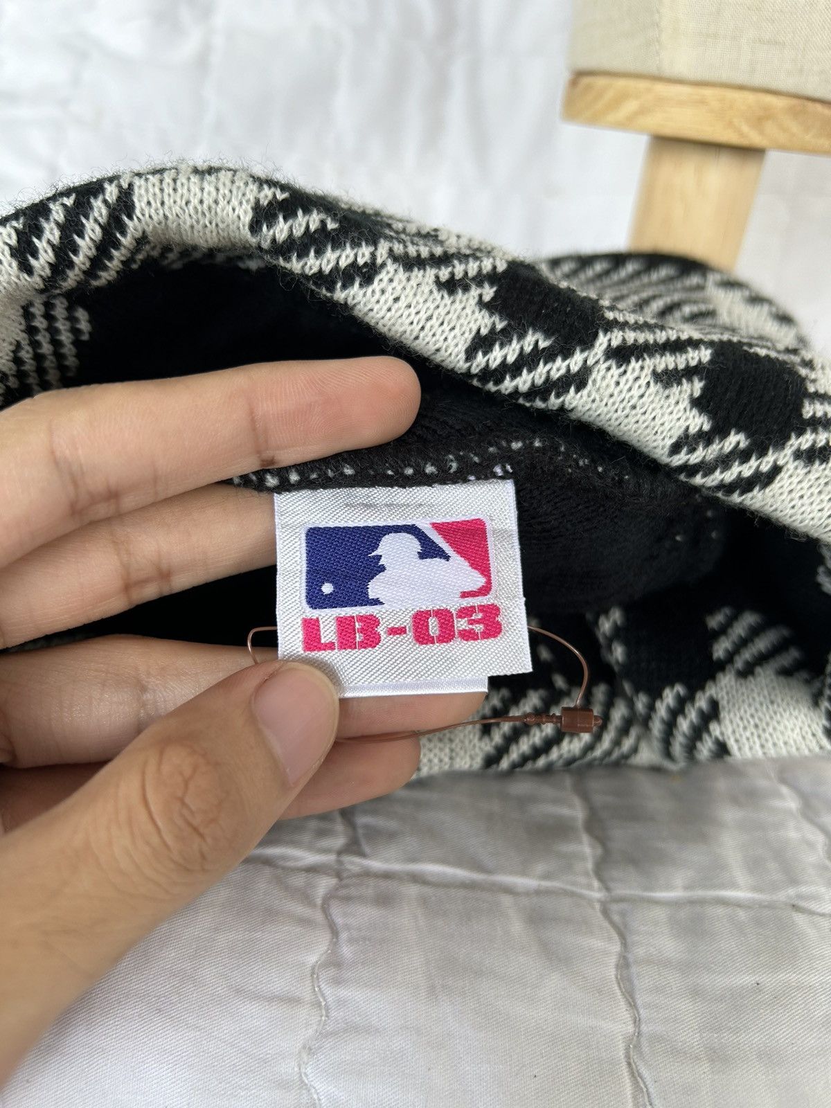 MLB MLB Checkerboard Beanie Hats Size ONE SIZE - 5 Thumbnail
