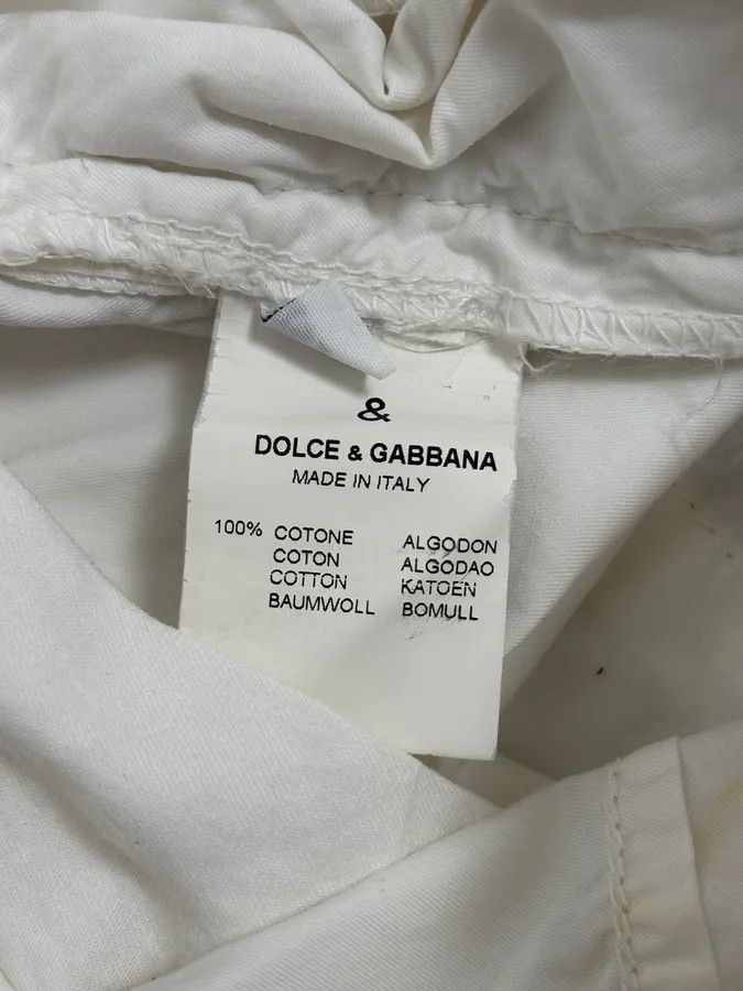 Dolce & Gabbana AW2004 Dolce & Gabbana White Nylon Cargo Pants Size US 30 / EU 46 - 14 Thumbnail