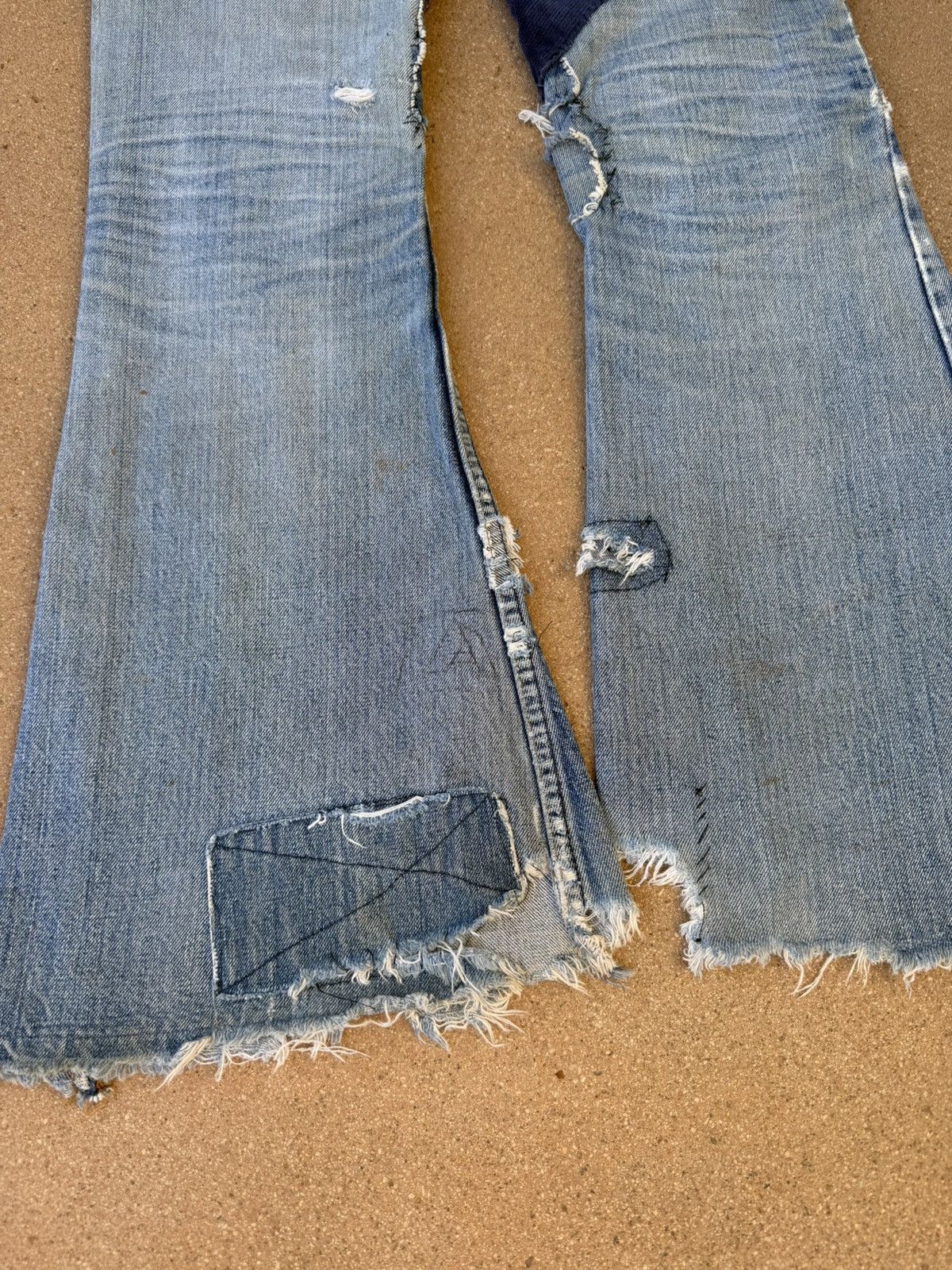 Levi's Vtg 70’s Levi’s 684 Orange Tab Bellbottom Hippie Jeans 30x30 Size US 30 / EU 46 - 8 Thumbnail
