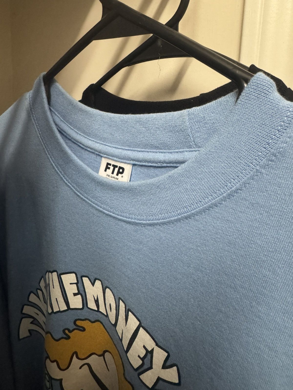 Fuck The Population FTP “Take The Money An’ Run!” XL Blue T shirt Size US XL / EU 56 / 4 - 3 Thumbnail