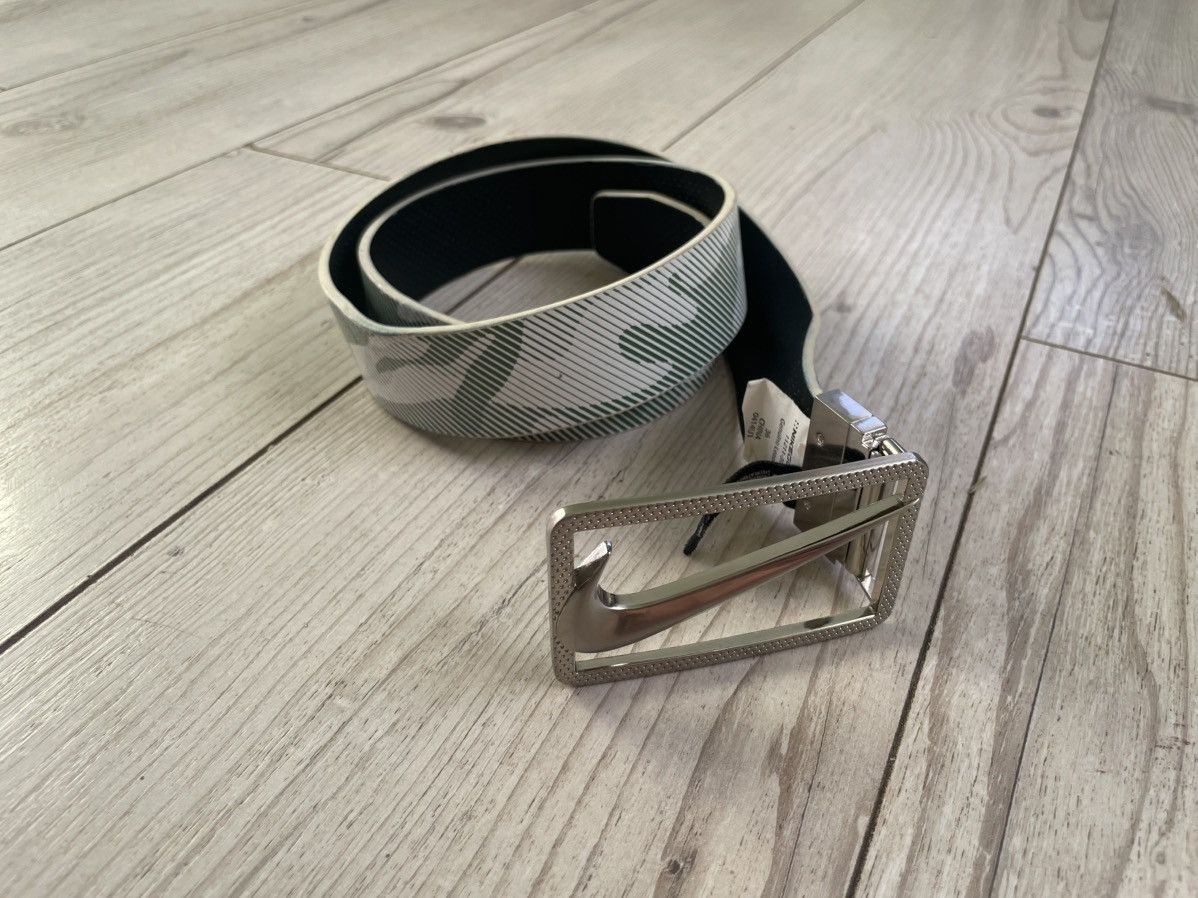 Nike Nike Golf - swoosh buckle leather belt Size ONE SIZE - 13 Thumbnail