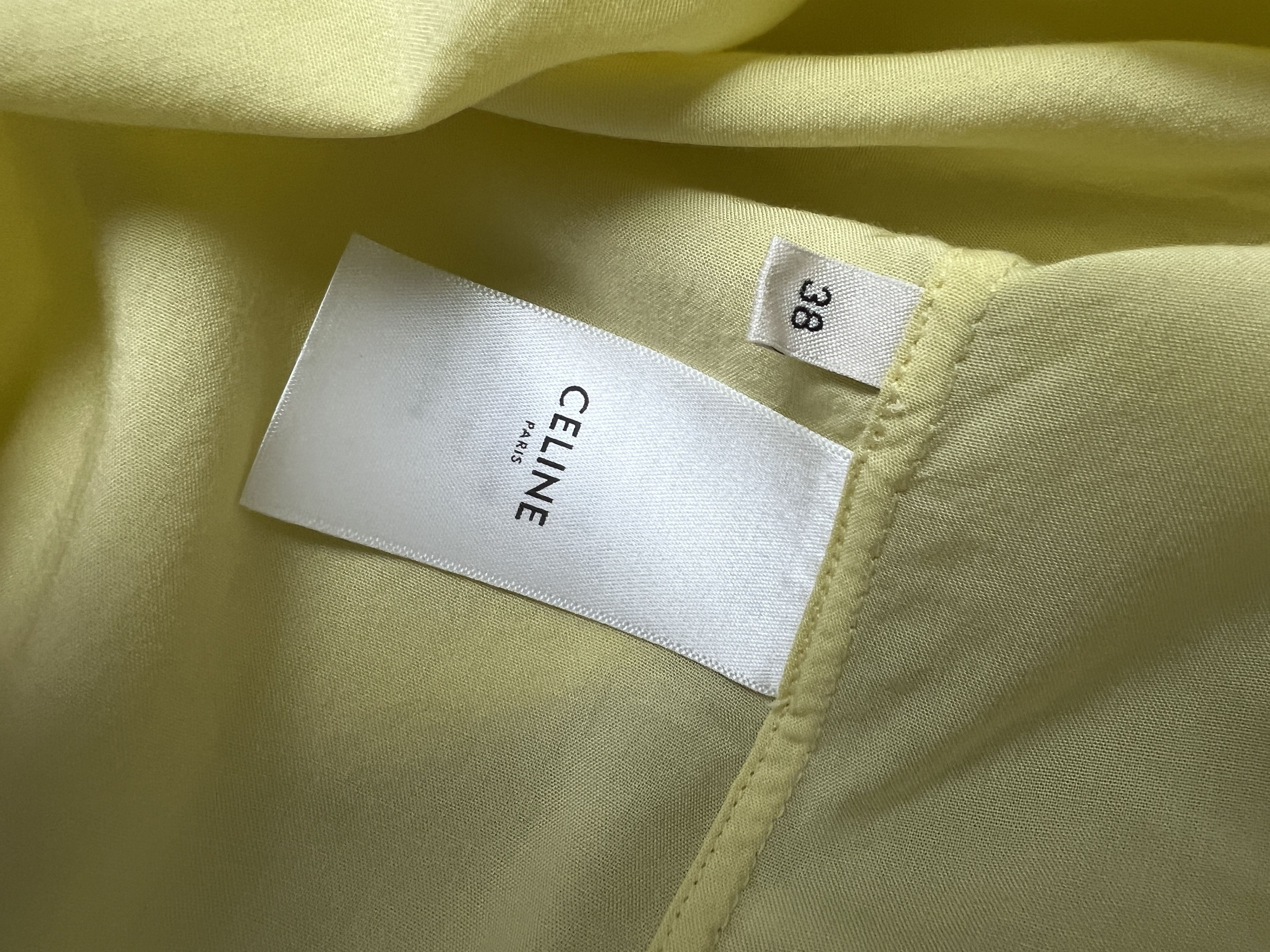 Celine Celine camp collar logo twill shirt Size US M / EU 48-50 / 2 - 6 Thumbnail