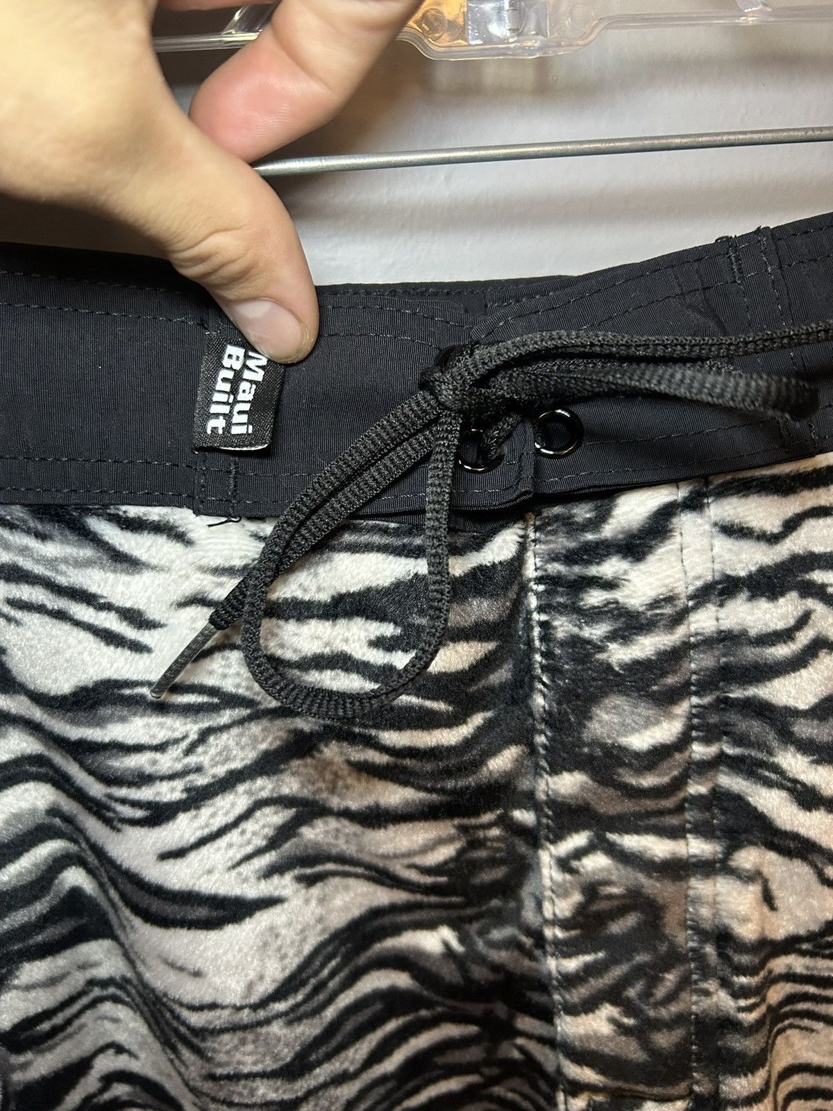 Other Vintage Maui Built fur zebra swim shorts Size US 36 / EU 52 - 4 Thumbnail
