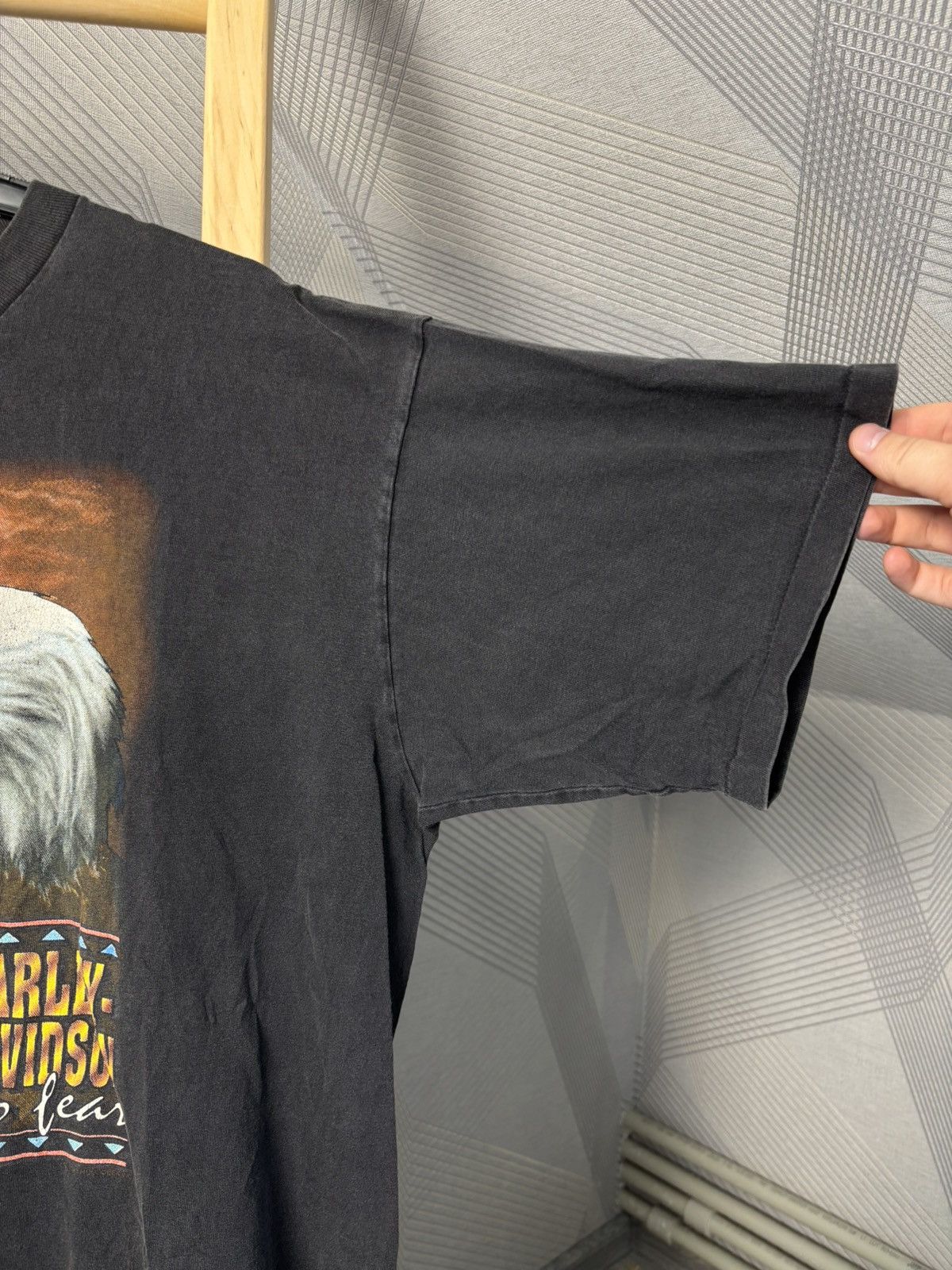 Harley Davidson Vintage Harley Davidson Eagle No Fear 92 single stitch Size US XL / EU 56 / 4 - 7 Thumbnail