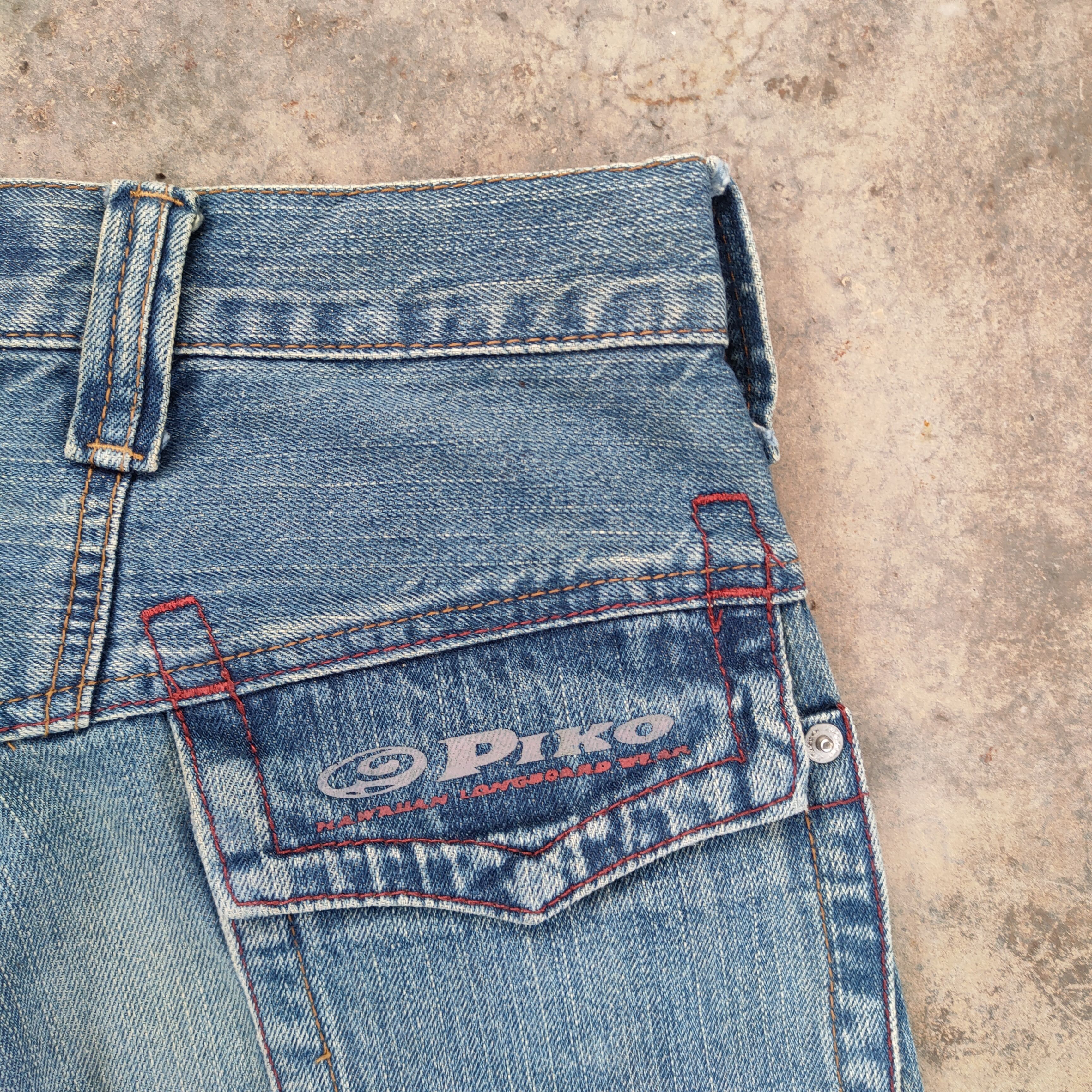 Japanese Brand × Jean × Vintage VINTAGE PIKO FADED RIPPED JEANS CARGO PANTS Size US 30 / EU 46 - 13 Thumbnail