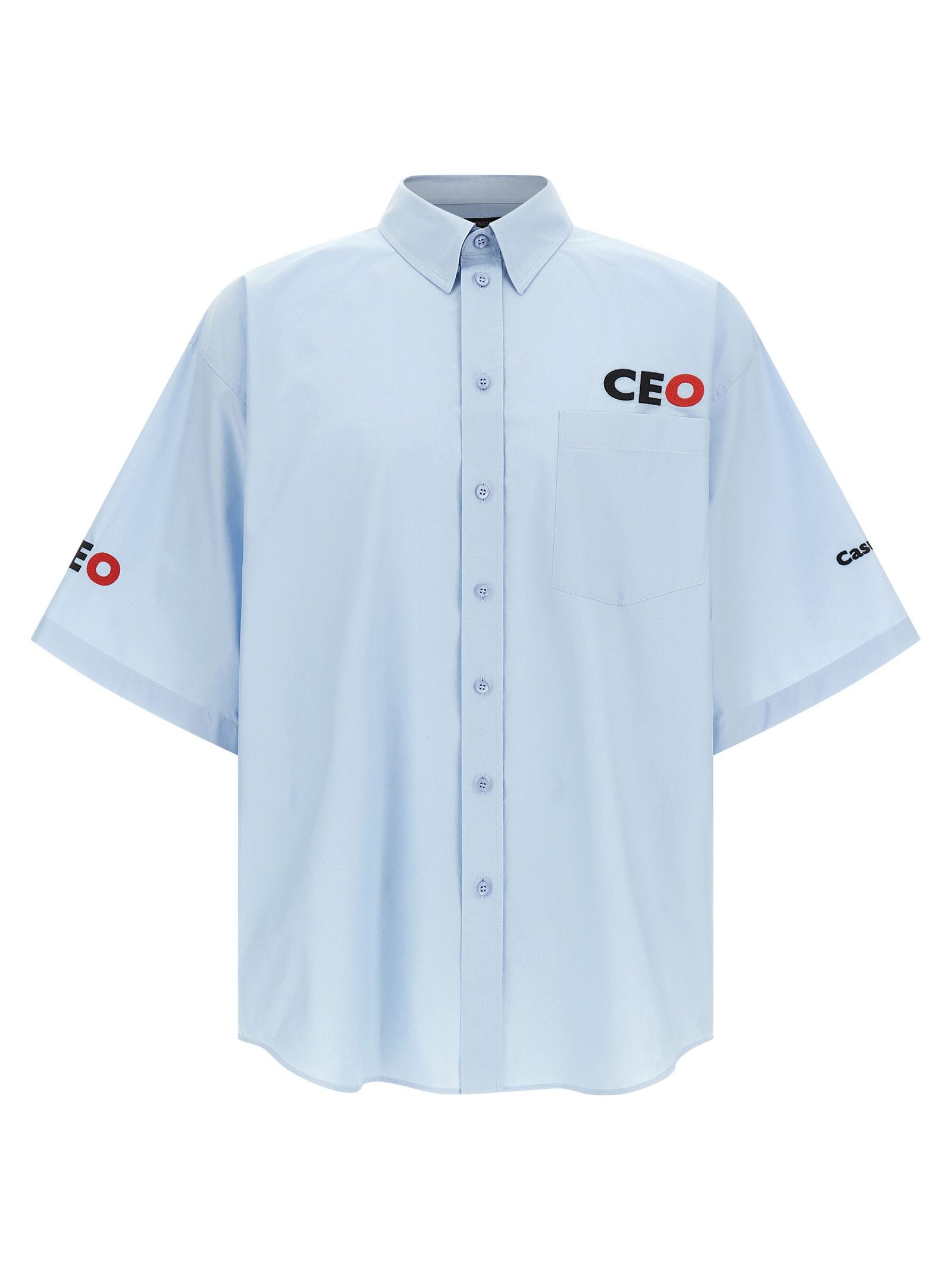 Balenciaga 'CEO Uniform Logo' shirt Size US XL / EU 56 / 4 - 1 Thumbnail