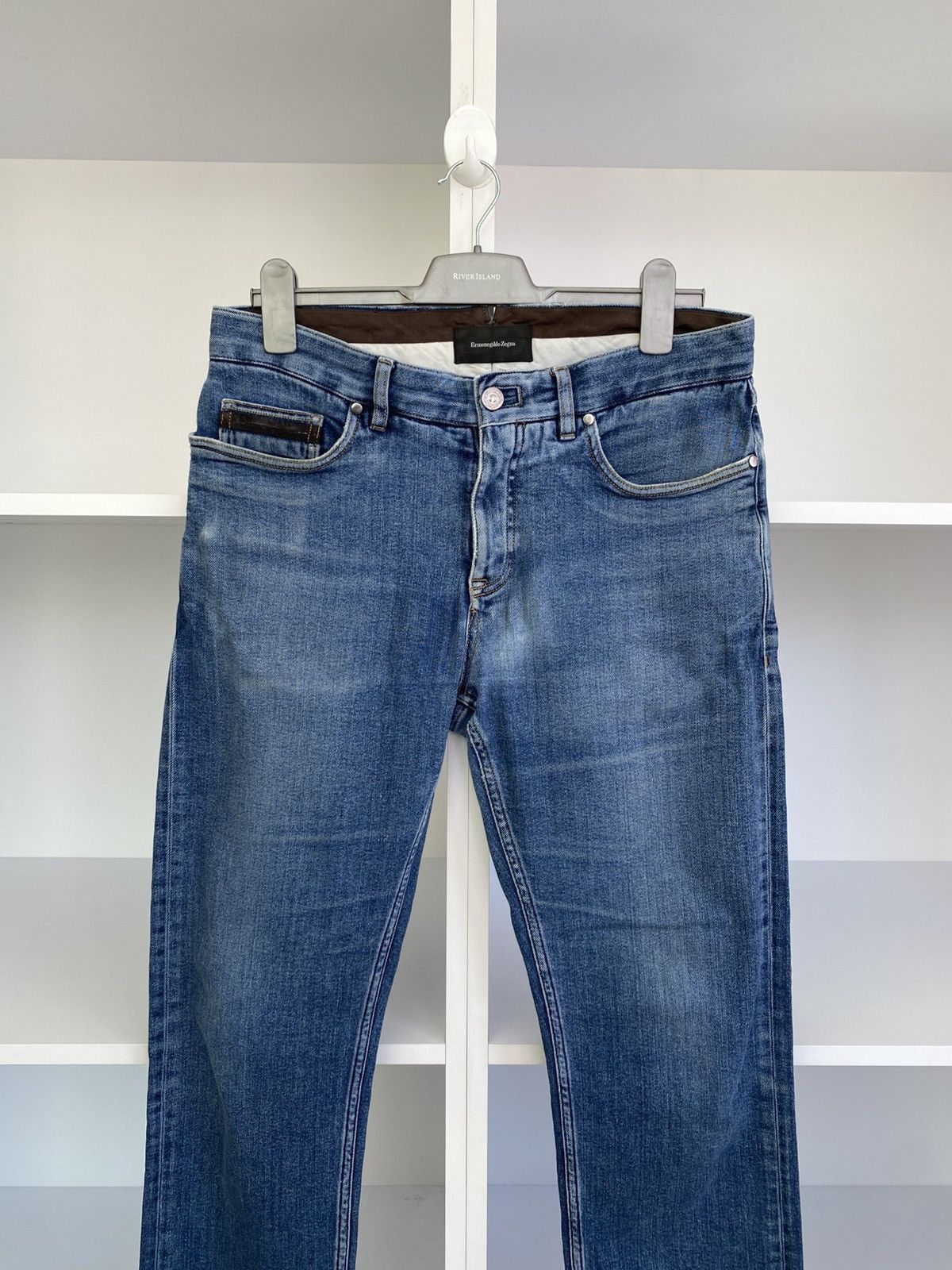 Ermenegildo Zegna Vintage Ermenegildo Zegna Denim Jeans Size US 33 - 4 Thumbnail