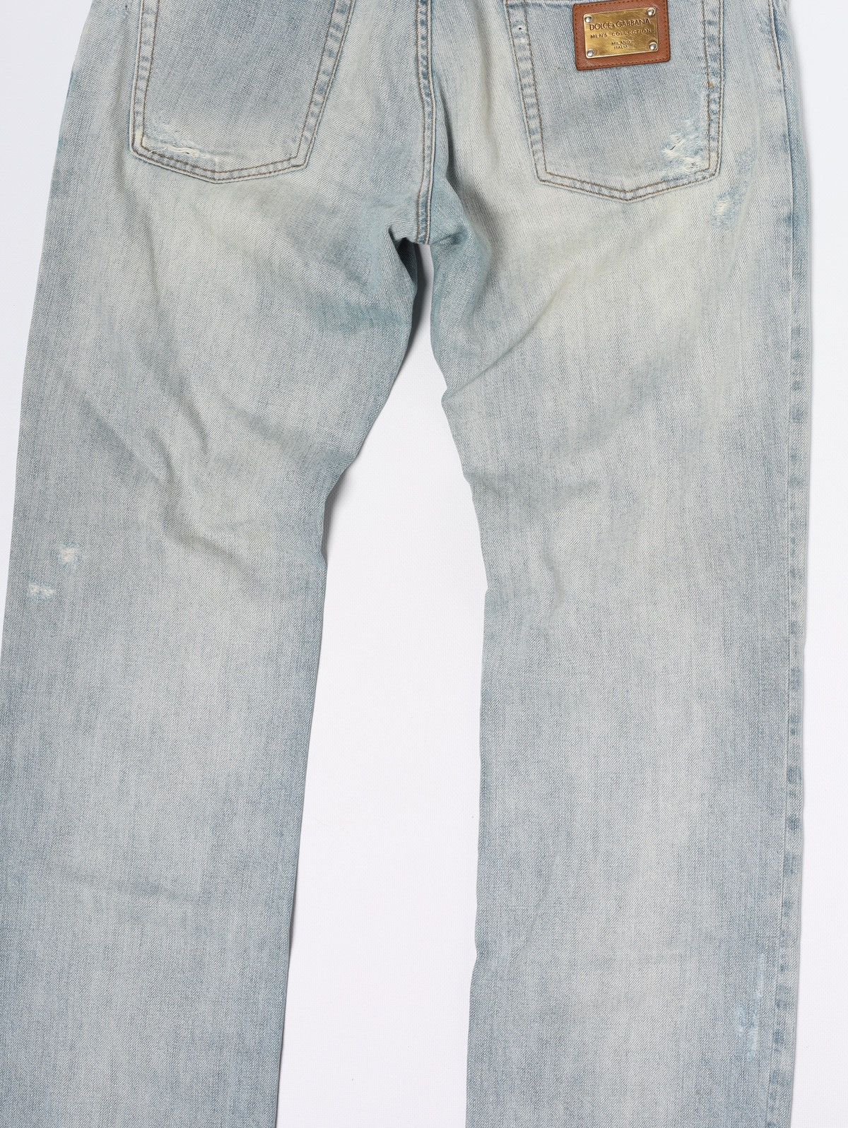 Dolce & Gabbana Dolce & Gabbana Jeans Denim Pants Distressed Fade Metal Logo Size US 32 / EU 48 - 17 Thumbnail