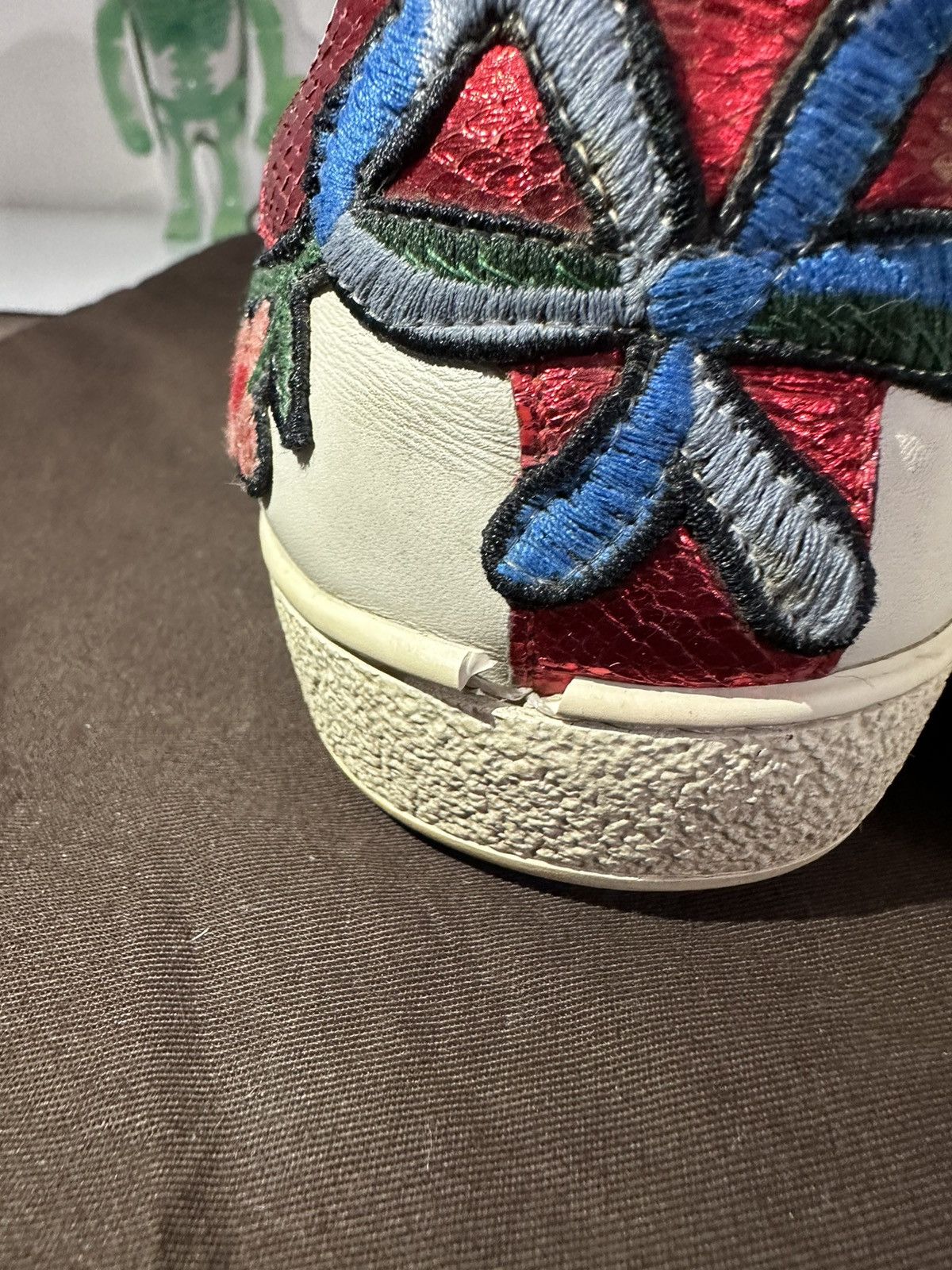 Gucci Flower Sneakers Size US 9 / IT 39 - 10 Thumbnail