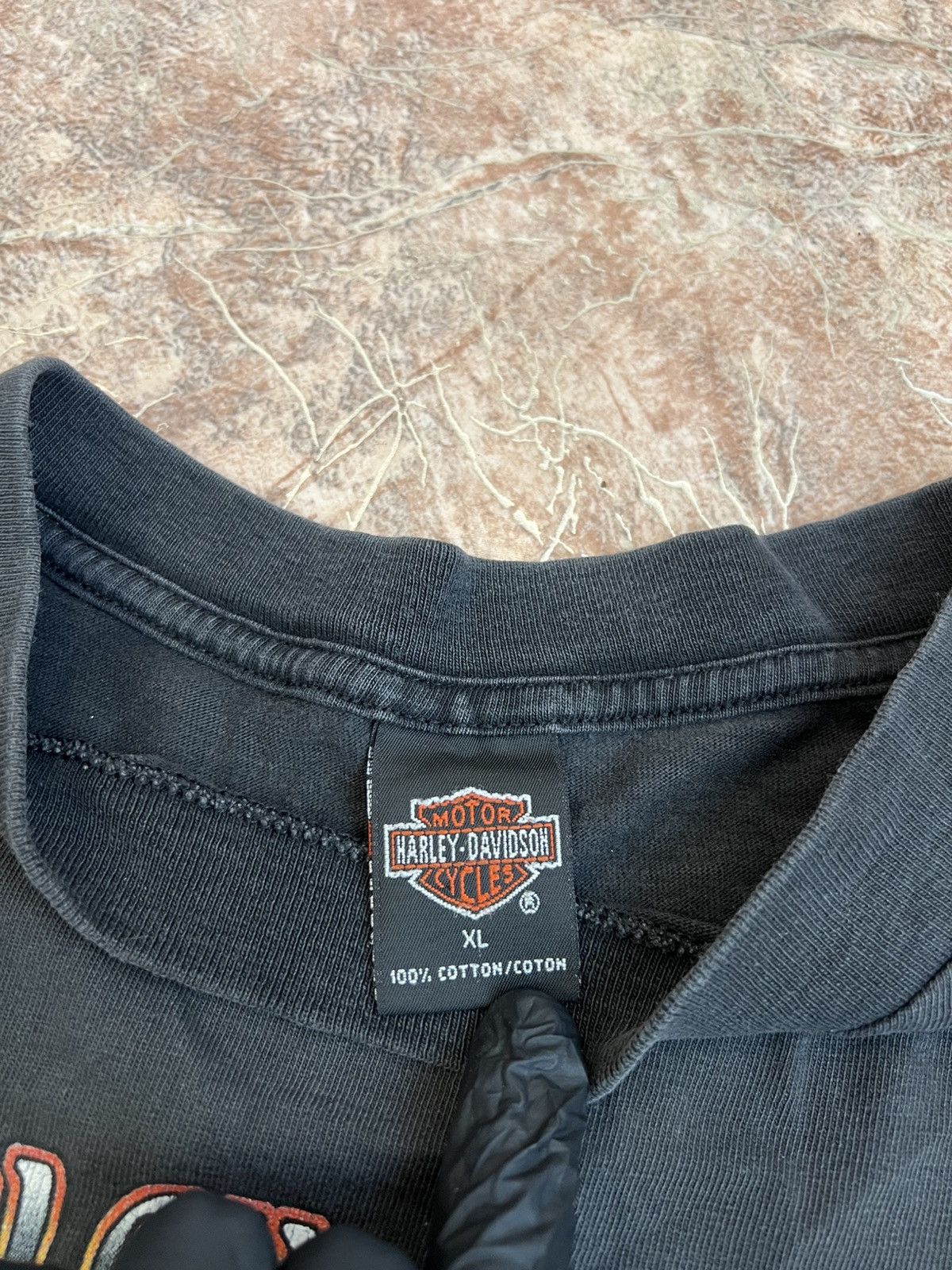 Harley Davidson Vintage Harley Davidson 1999 made in USA Seoul korea t shirt Size US XL / EU 56 / 4 - 17 Thumbnail