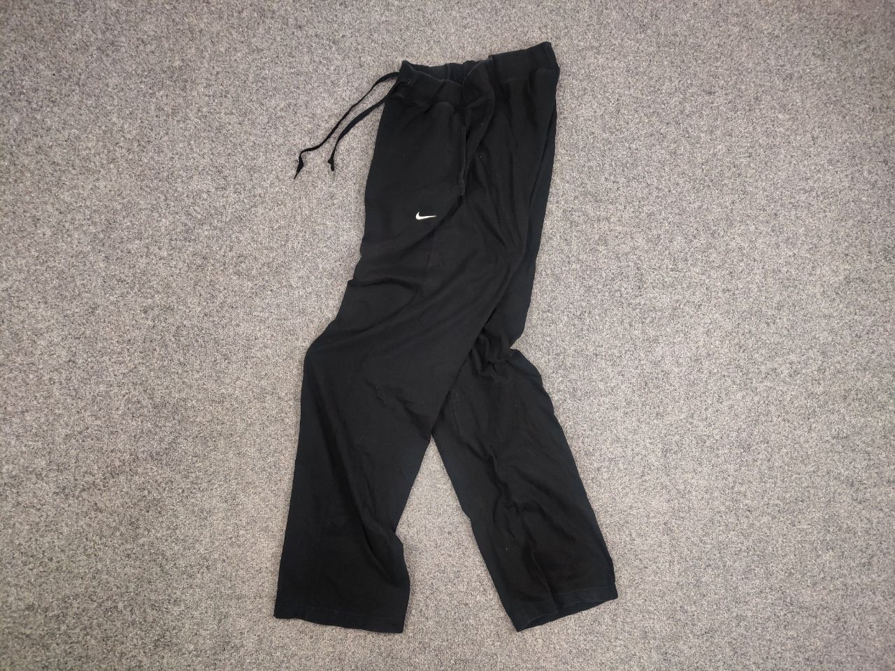 Nike Vintage Nike Swoosh Blank Cotton Baggy Track Pants Y2K Style Size US 32 / EU 48 - 10 Thumbnail