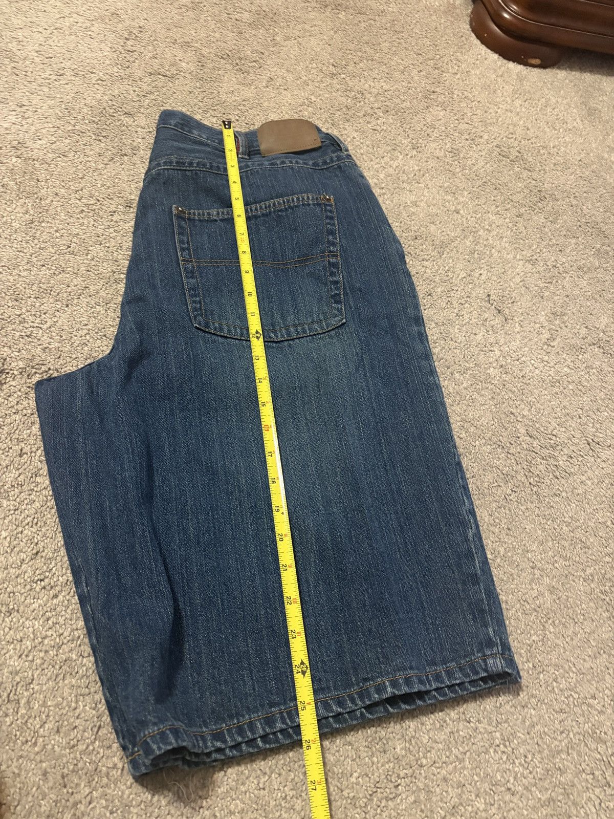Other Vintage Y2K Baggy Denim Shorts Size 38 Blue Skater Style Size US 38 / EU 54 - 8 Thumbnail