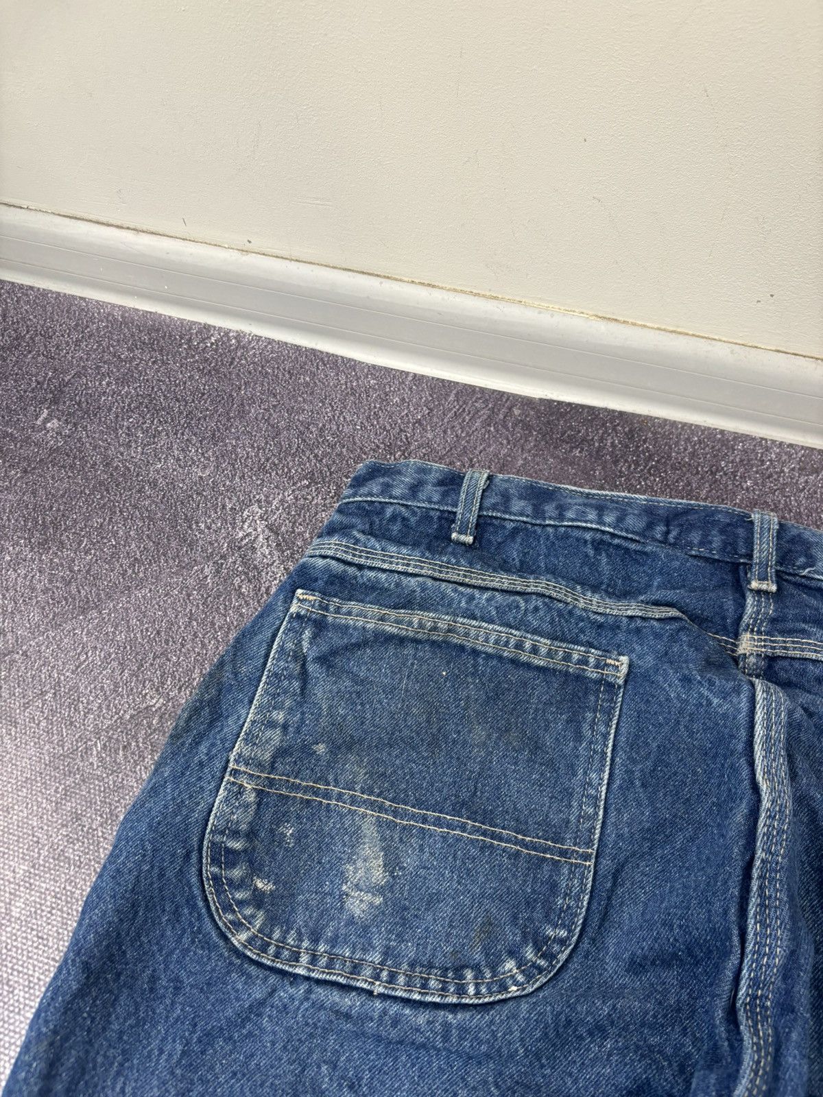 Dickies Vintage Dickies Workwear American Utility Denim Baggy Jeans Size US 38 / EU 54 - 8 Thumbnail