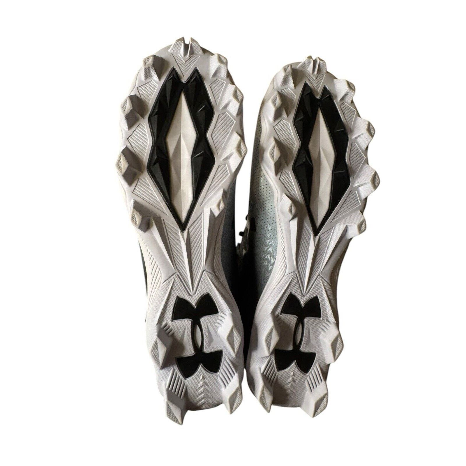 Under Armour Under Armour NEW Spotlight Franchise White Black Cleats Size US 12.5 / EU 45-46 - 6 Thumbnail