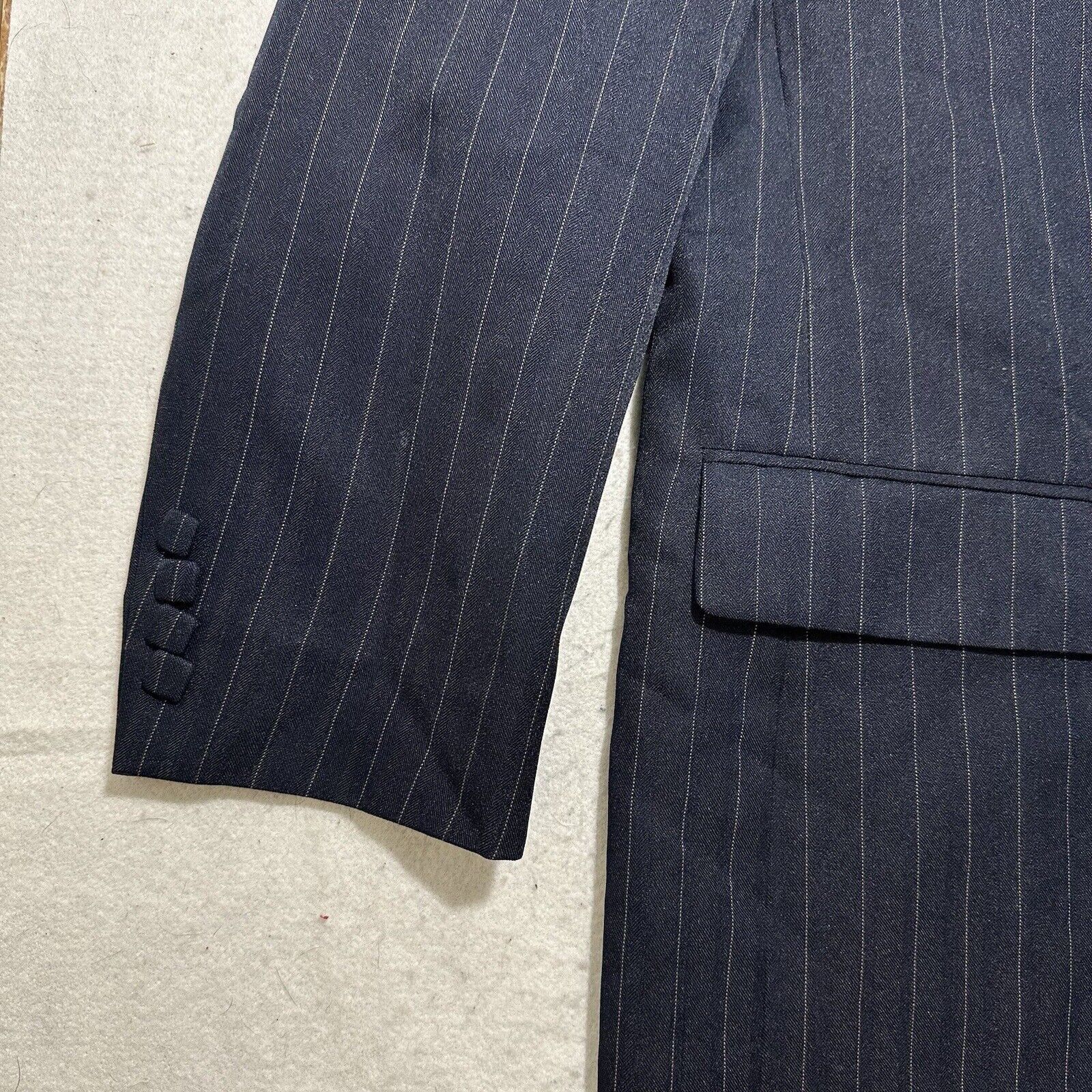 Other T.D.C NY Collection 44XL Square Button Suit Jacket Blue Size 44L - 5 Thumbnail