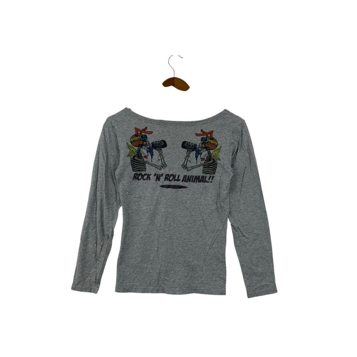 Other ROCK & ROLL ANIMAL Skull Bones Punk Graphic Tee Shirt Top Size XXS / US 00 / IT 34 - 6 Thumbnail