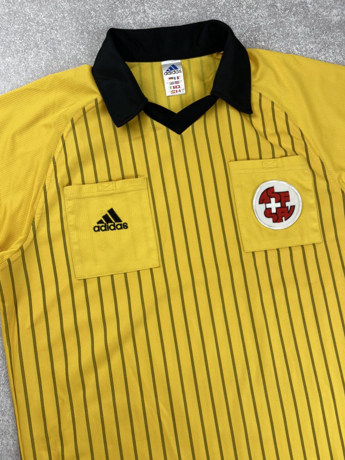Adidas × Vintage Switzerland Vintage Soccer Referee Jersey World Cup Size US L / EU 52-54 / 3 - 2 Thumbnail
