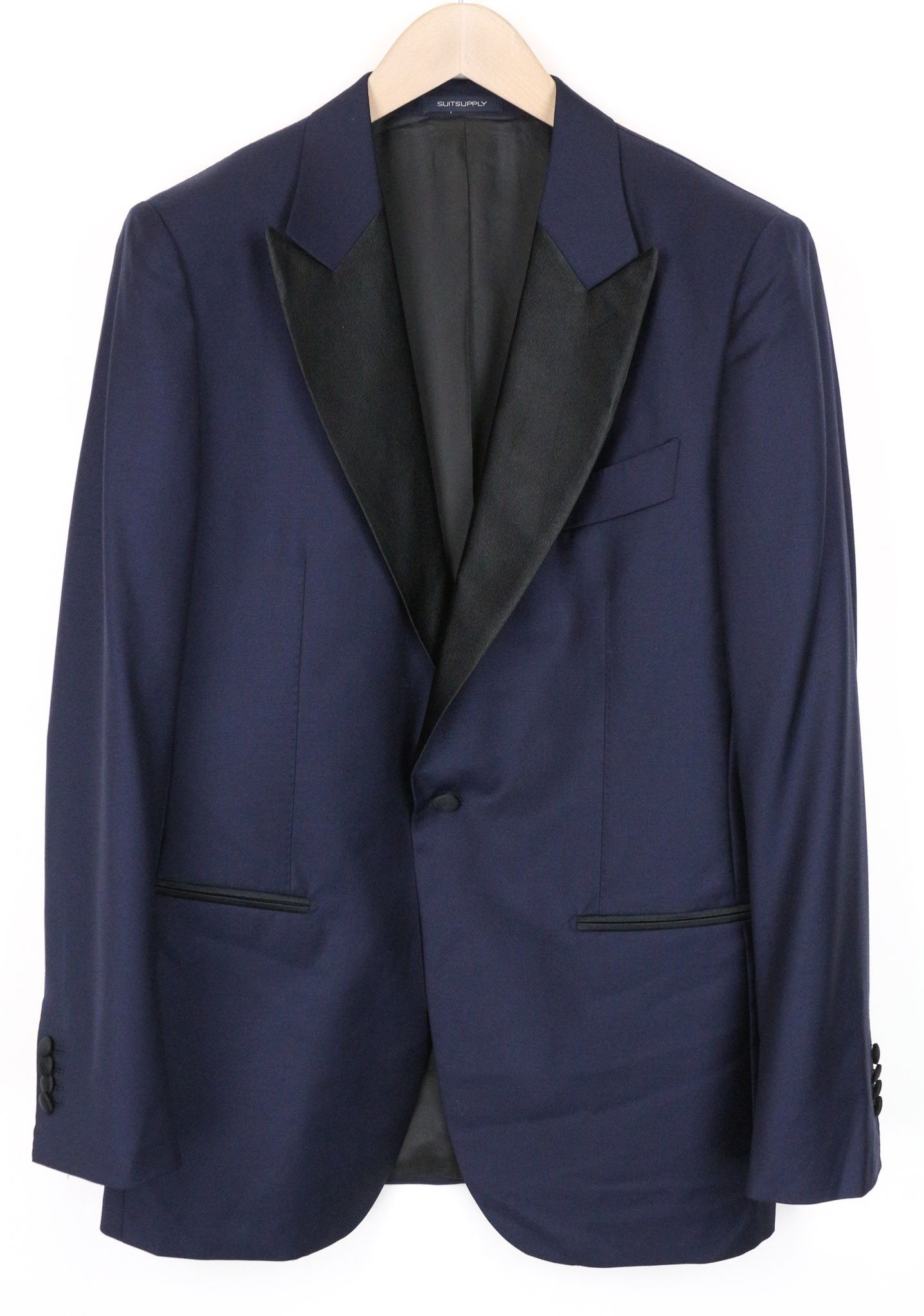 Suitsupply LAZIO TUX UK40R Blue Wool S130s 3Pc Suit 75086 Size 40R - 2 Thumbnail