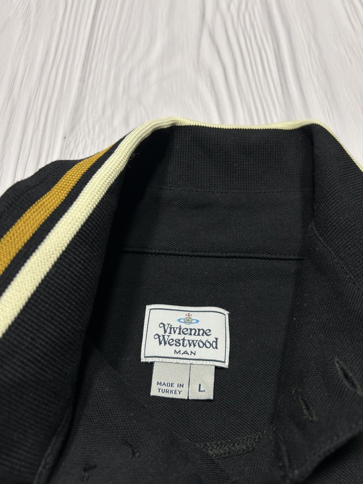 Vivienne Westwood Vivienne Westwood Black Polo T-Shirt Size L Size US L / EU 52-54 / 3 - 7 Thumbnail