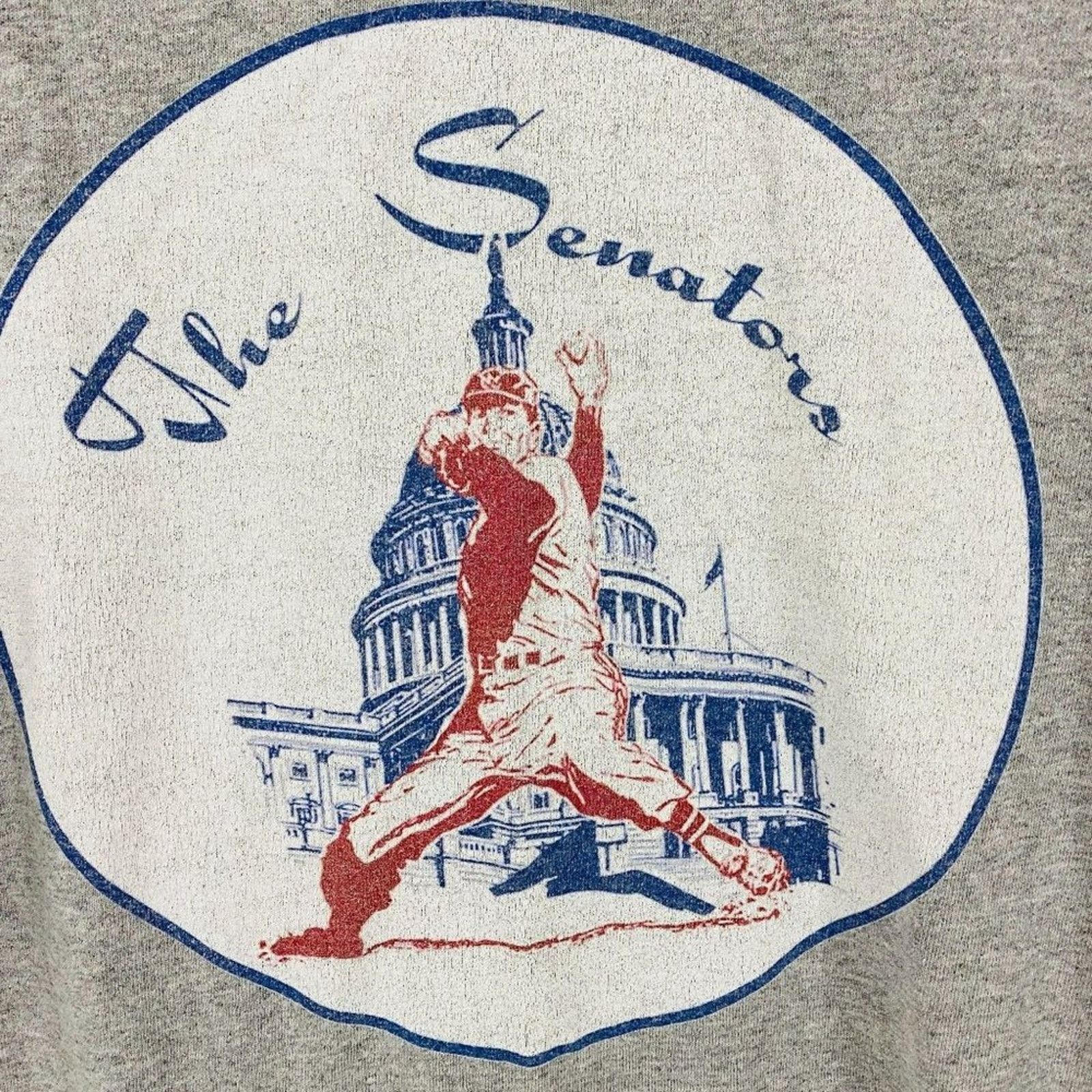 Alstyle Alstyle Single Stitch Crew Neck The Senators Grey 2XL Size US XXL / EU 58 / 5 - 2 Thumbnail