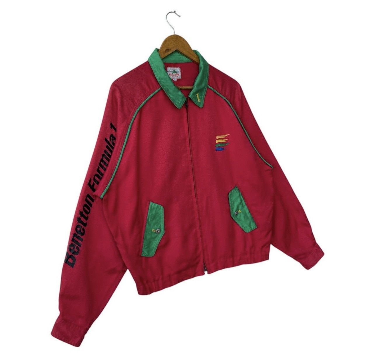 Benetton Vintage 90s Benetton Formula 1 F1 Racing Jacket Size US M / EU 48-50 / 2 - 1 Thumbnail
