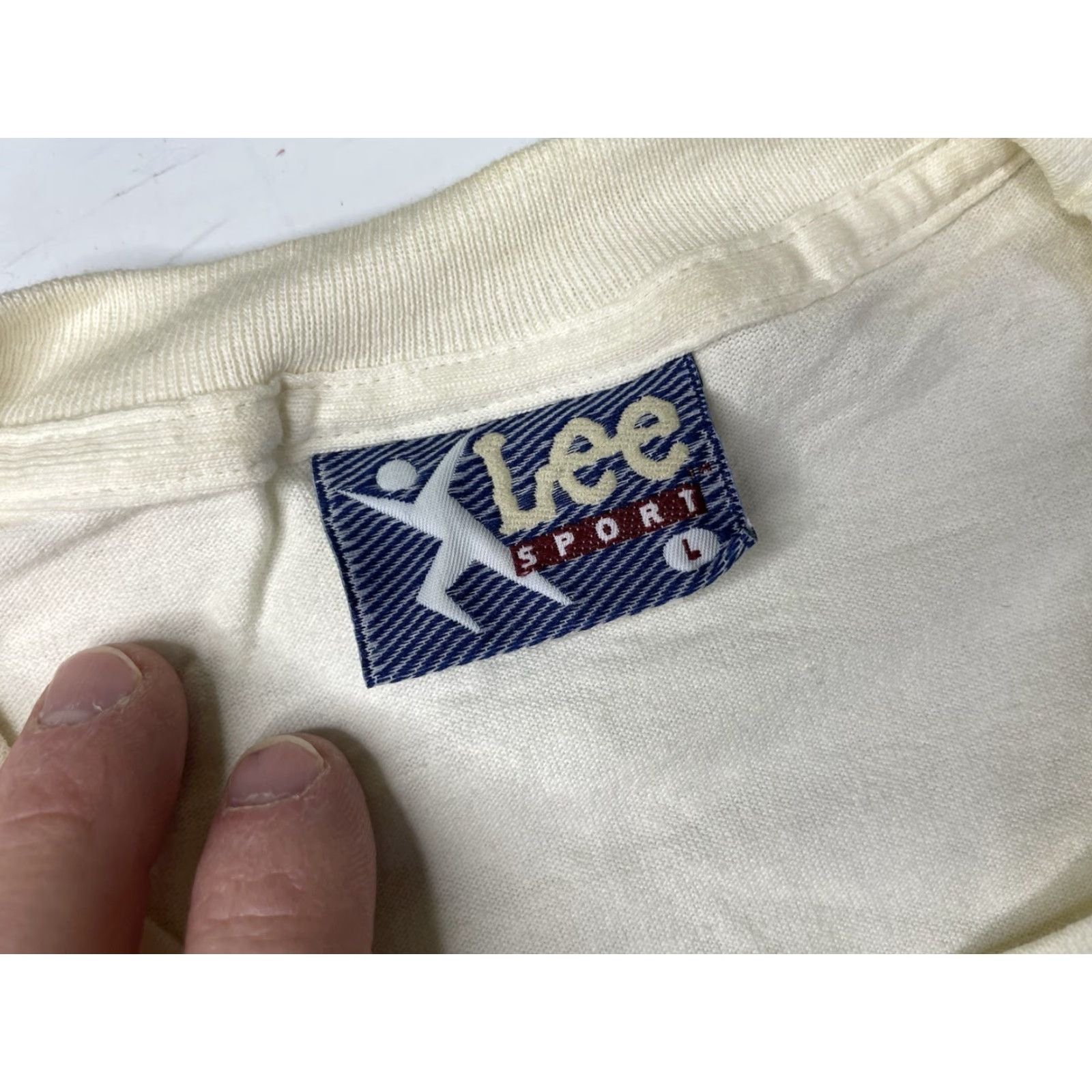 Lee VTG Lee T-Shirt Sports 1990s USA Multicolor Crew Neck Short Sleeve L Cowboys Steeler NFL Super Bowl 30 XXX Graphic Print Size US L / EU 52-54 / 3 - 3 Thumbnail