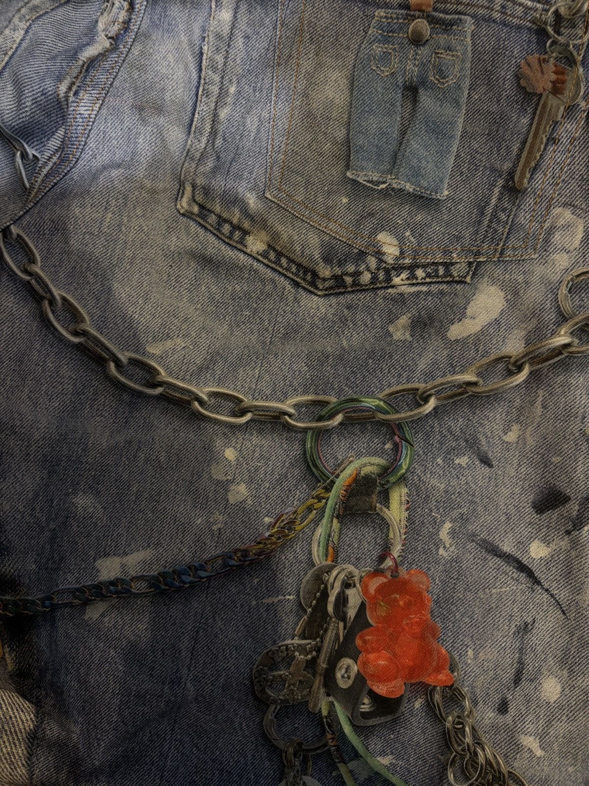 Acne Studios Acne Studios Trompe L'oeil Print Keychain Baggy Jeans Size US 32 / EU 48 - 7 Thumbnail