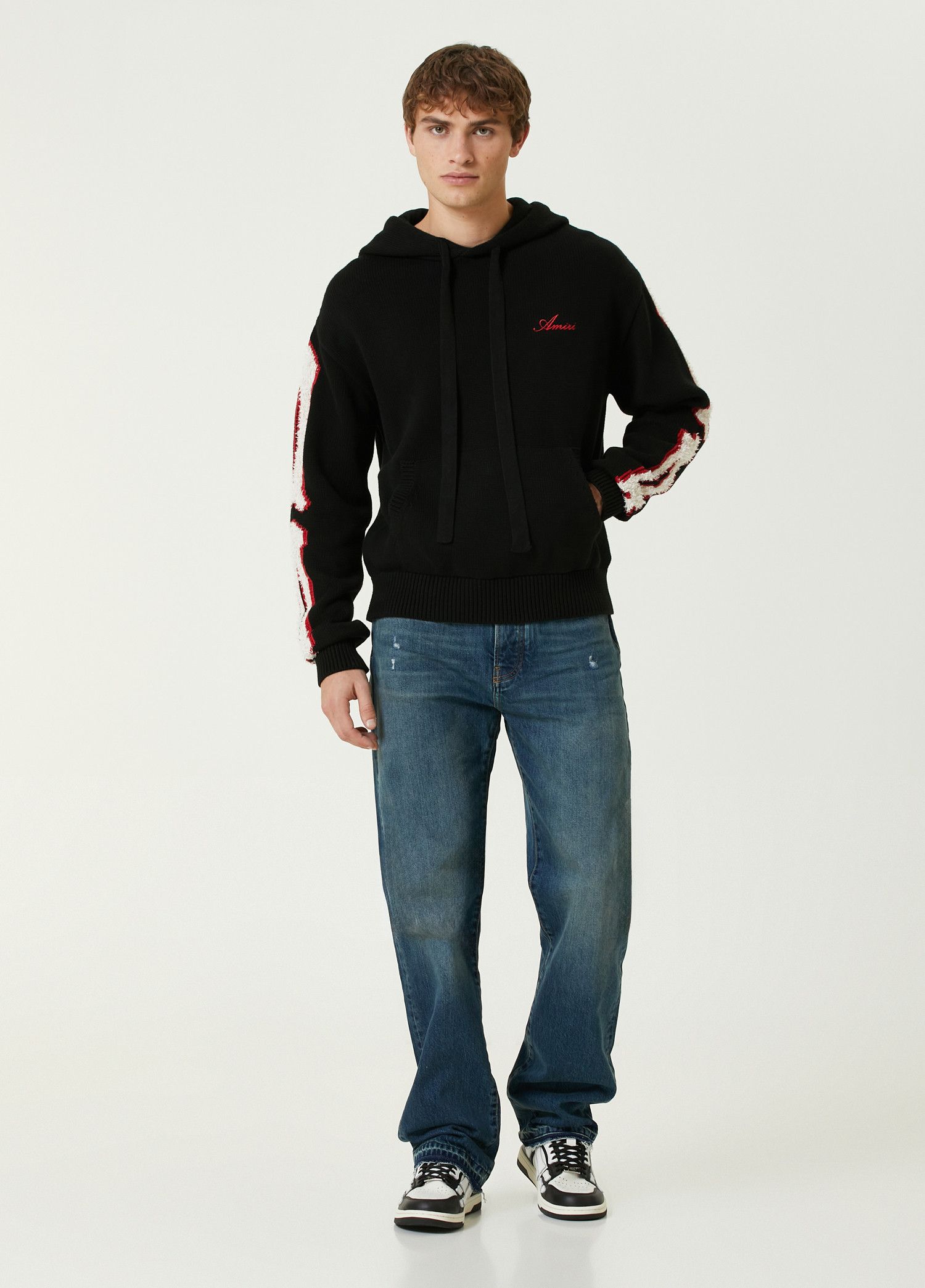 Amiri AMIRI dark blue released hem straight jeans Size 32 Size US 32 / EU 48 - 2 Thumbnail