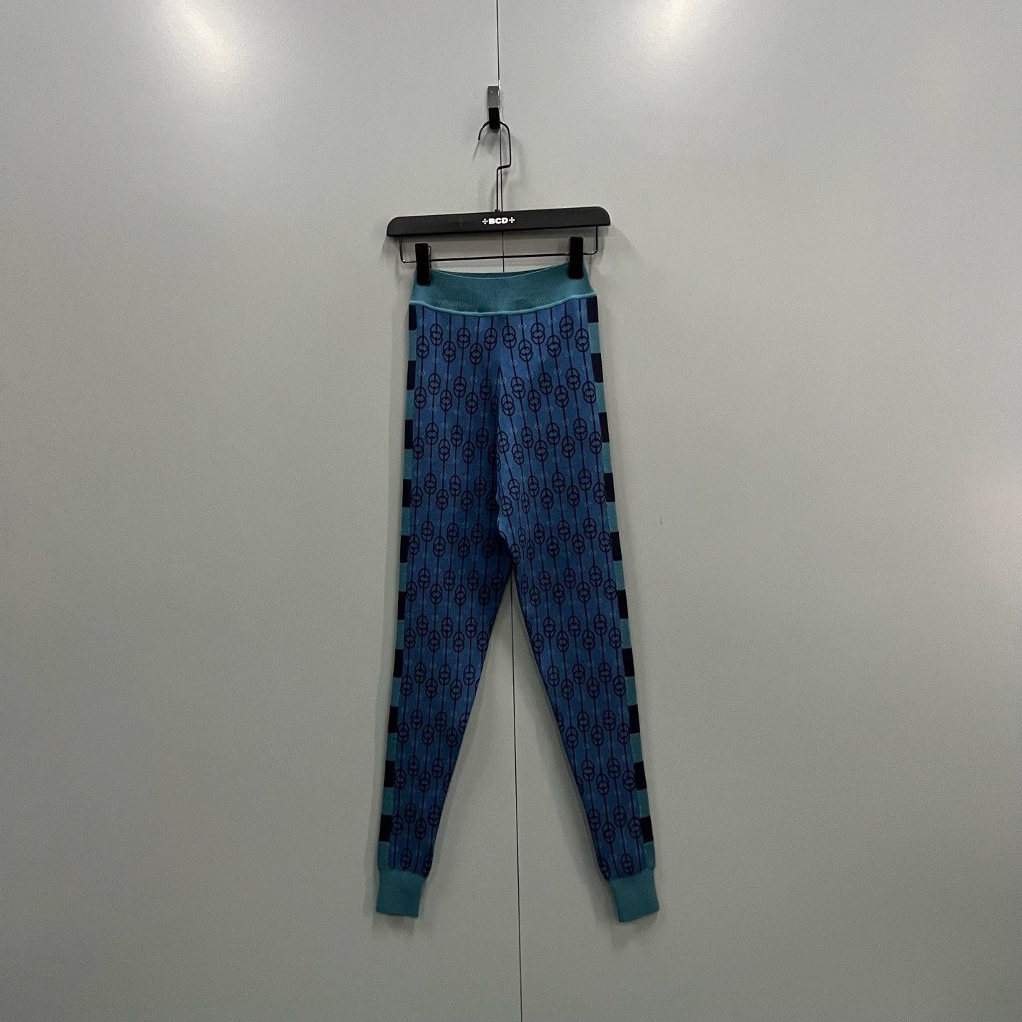 Hermes Hermes Knit Graphic Blue Casual Pants 34 Men Size US 34 / EU 50 - 1 Thumbnail