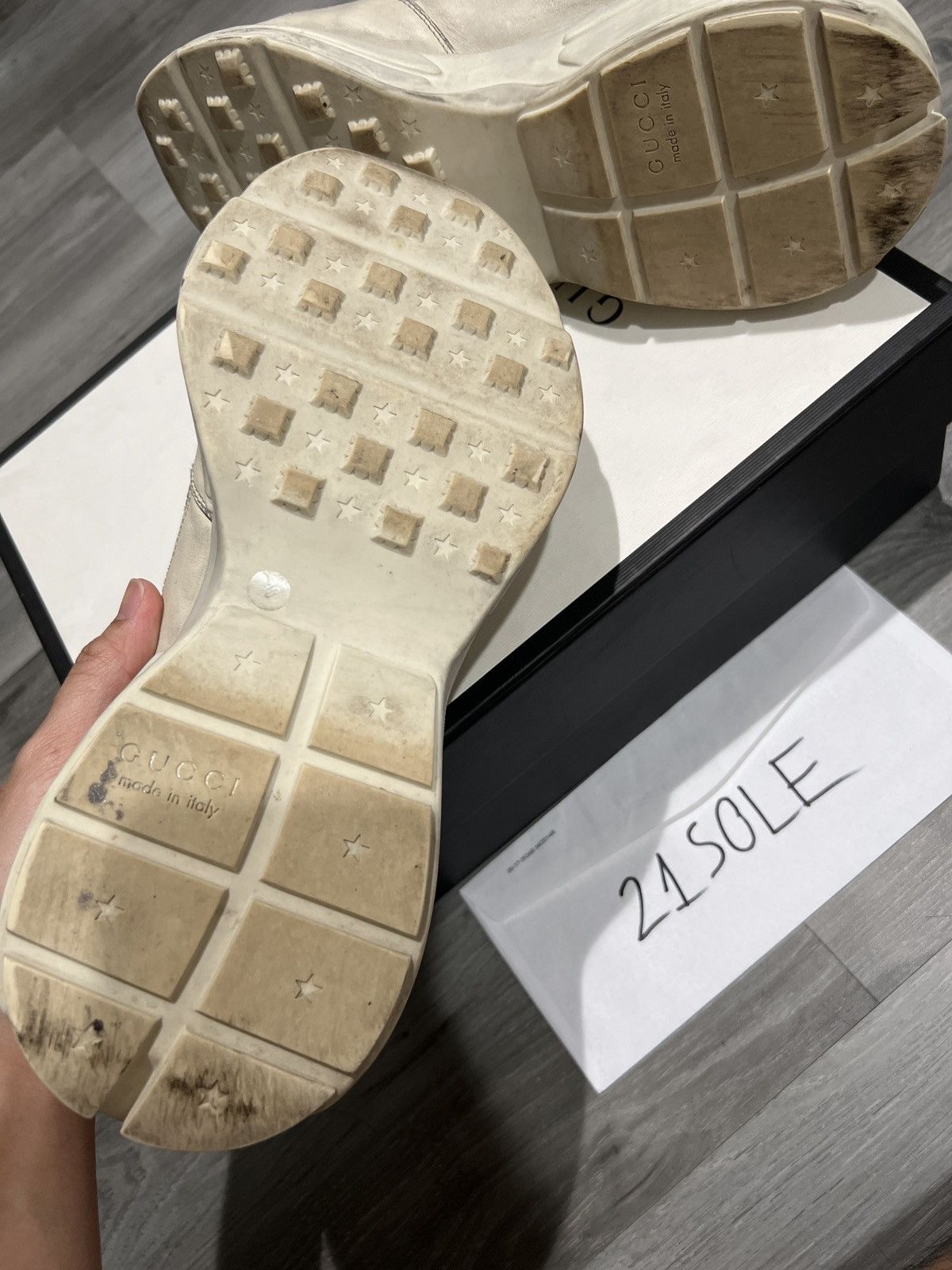 Gucci Gucci Rhyton Ivory size 10 Size US 10 / EU 43 - 3 Thumbnail