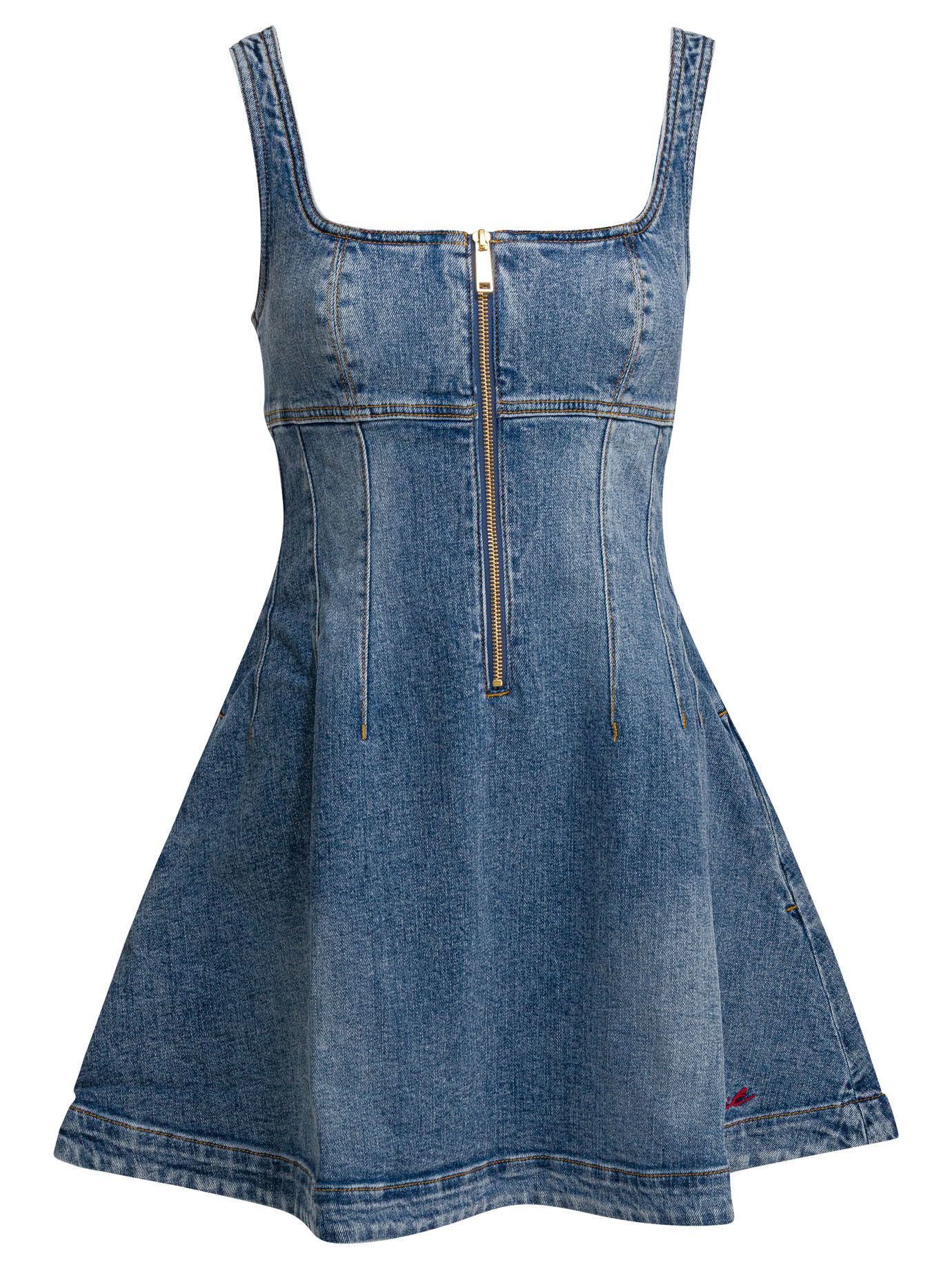 Self-Portrait Self-Portrait Denim Flared Dress tag size 12 Women - USA Duties Paid Size XL / US 12-14 / IT 48-50 - 1 Thumbnail