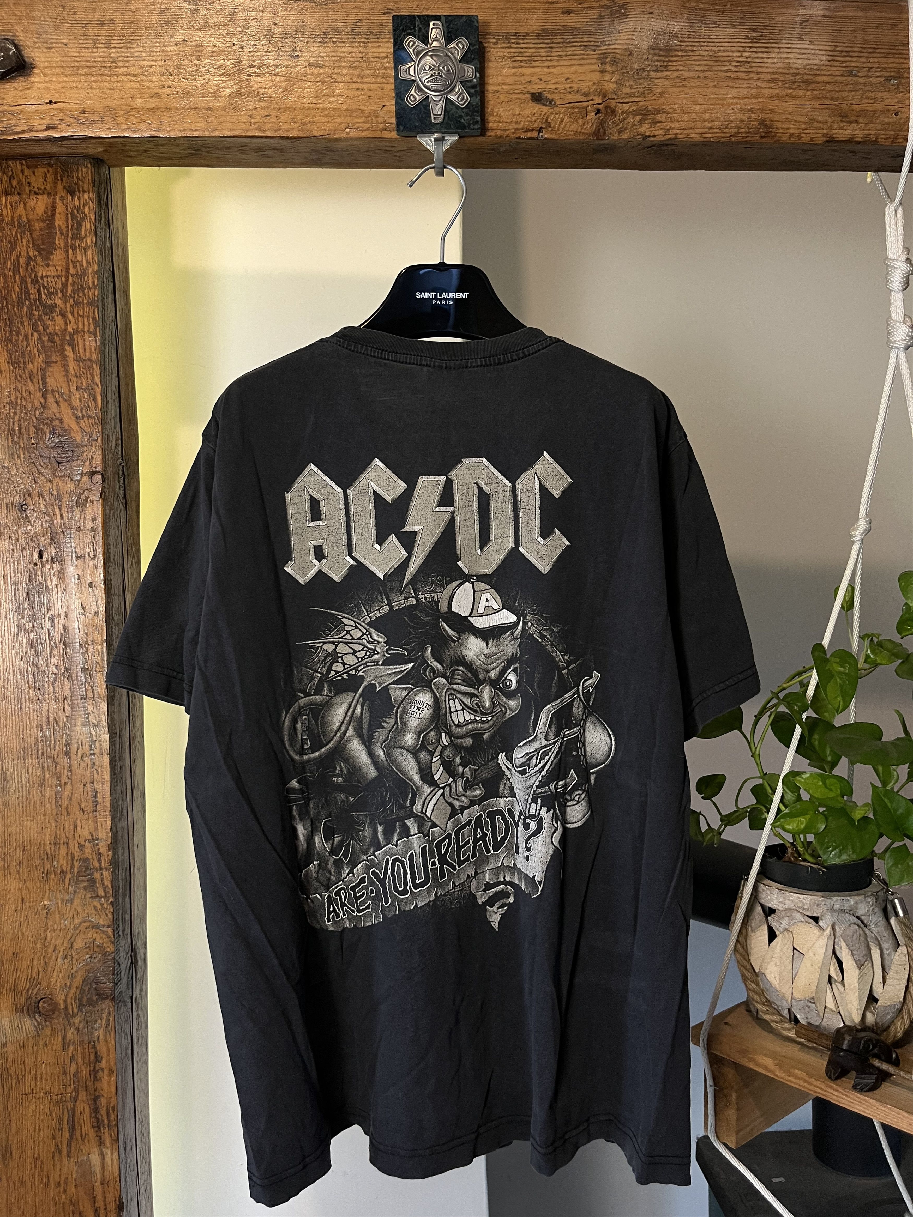 AC/DC × Vintage 90s AC/DC "Are You Ready?" Size US XL / EU 56 / 4 - 2 Thumbnail
